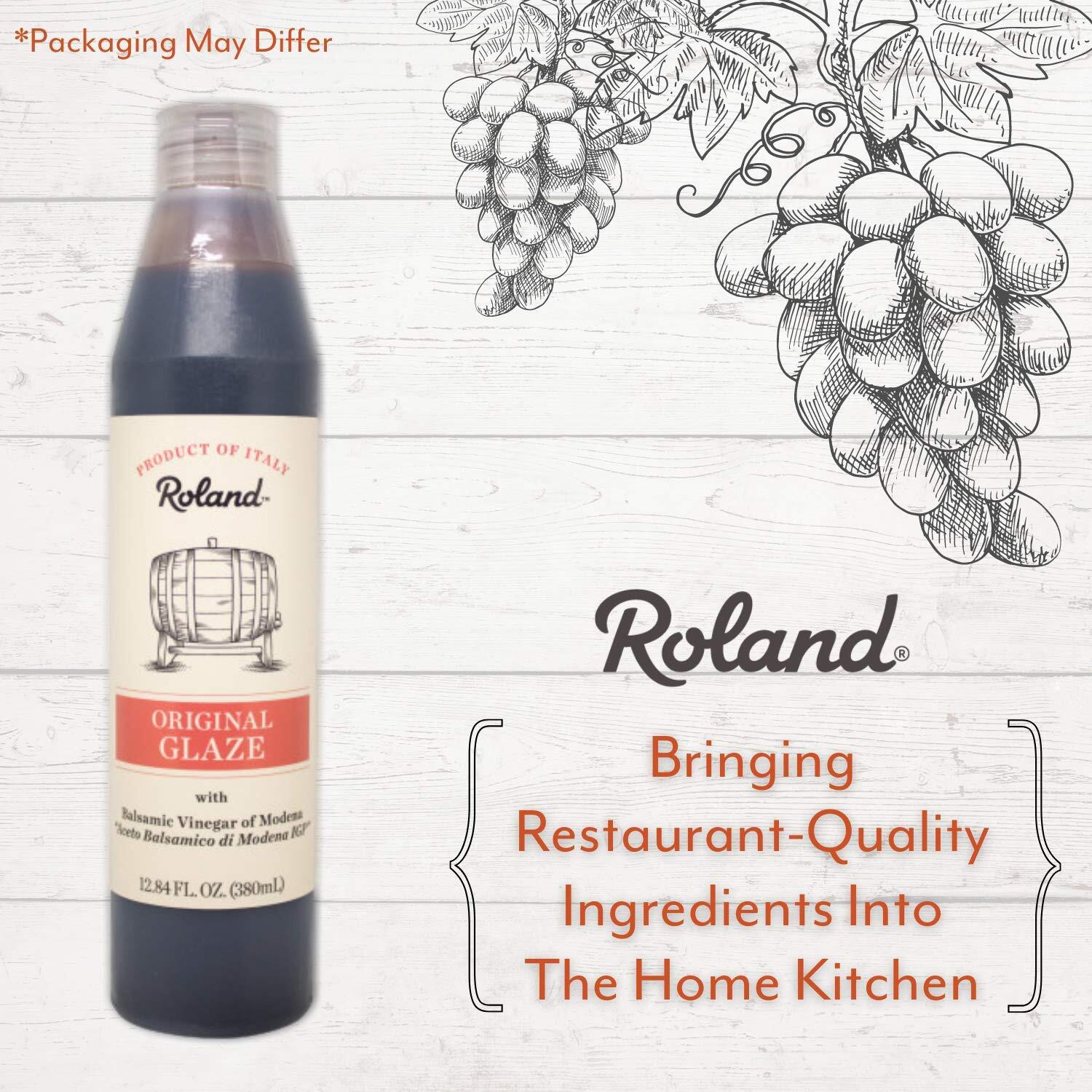 Roland Foods Balsamic Vinegar Glaze Of Modena, 12.84 Ounce (Packaging May Vary)