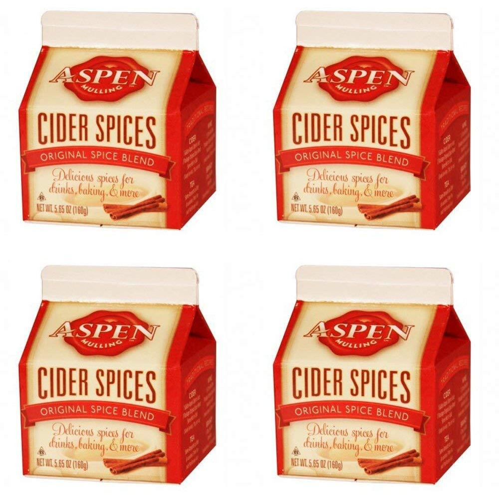 Aspen Mulling Cider Spice - Original Spice Blend - 5.65 Oz, Pack Of 4