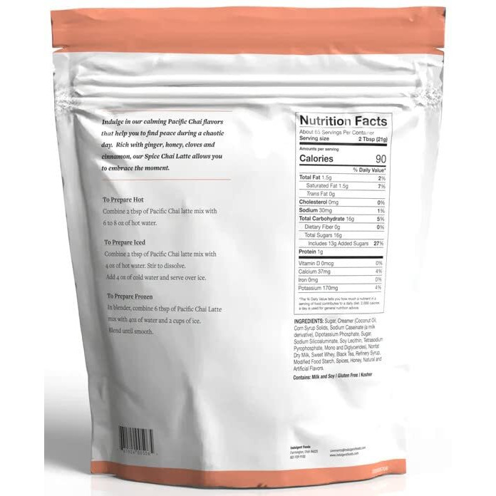 Pacific Chai Latte Spice Instant Powder Mix, 3 Lb (Pack Of 1)