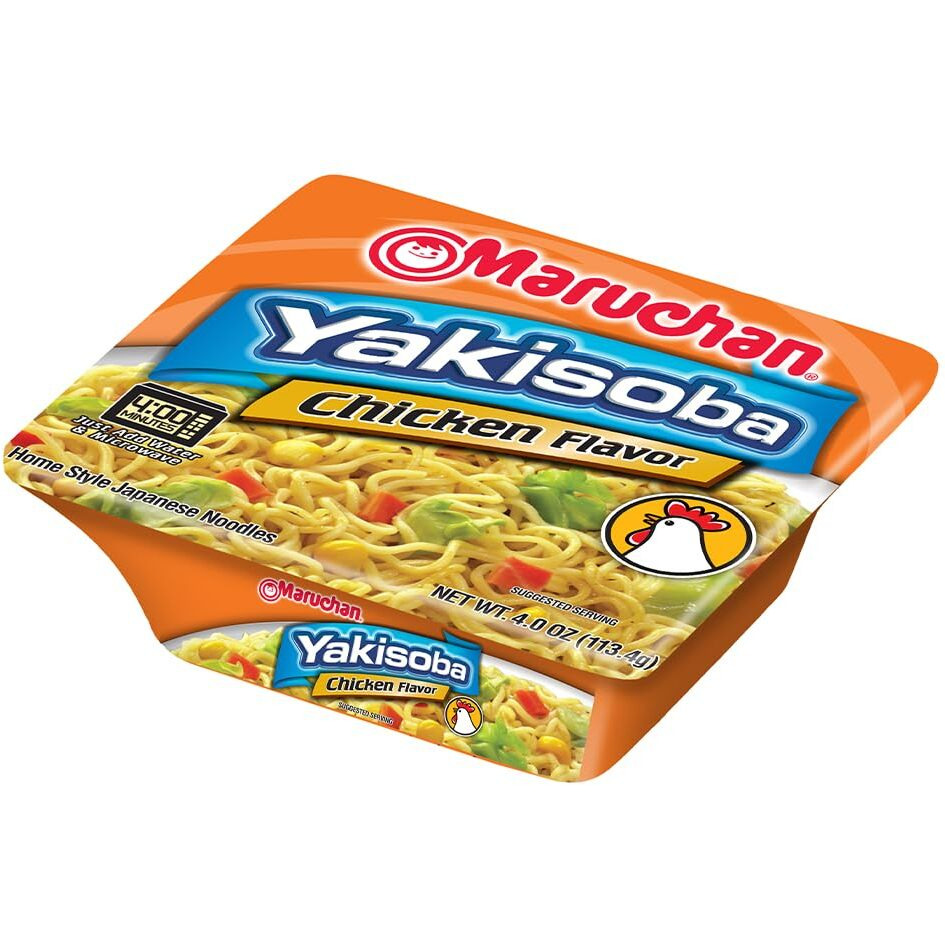 Maruchan Yakisoba Chicken, 4.00 Oz, Pack Of 8