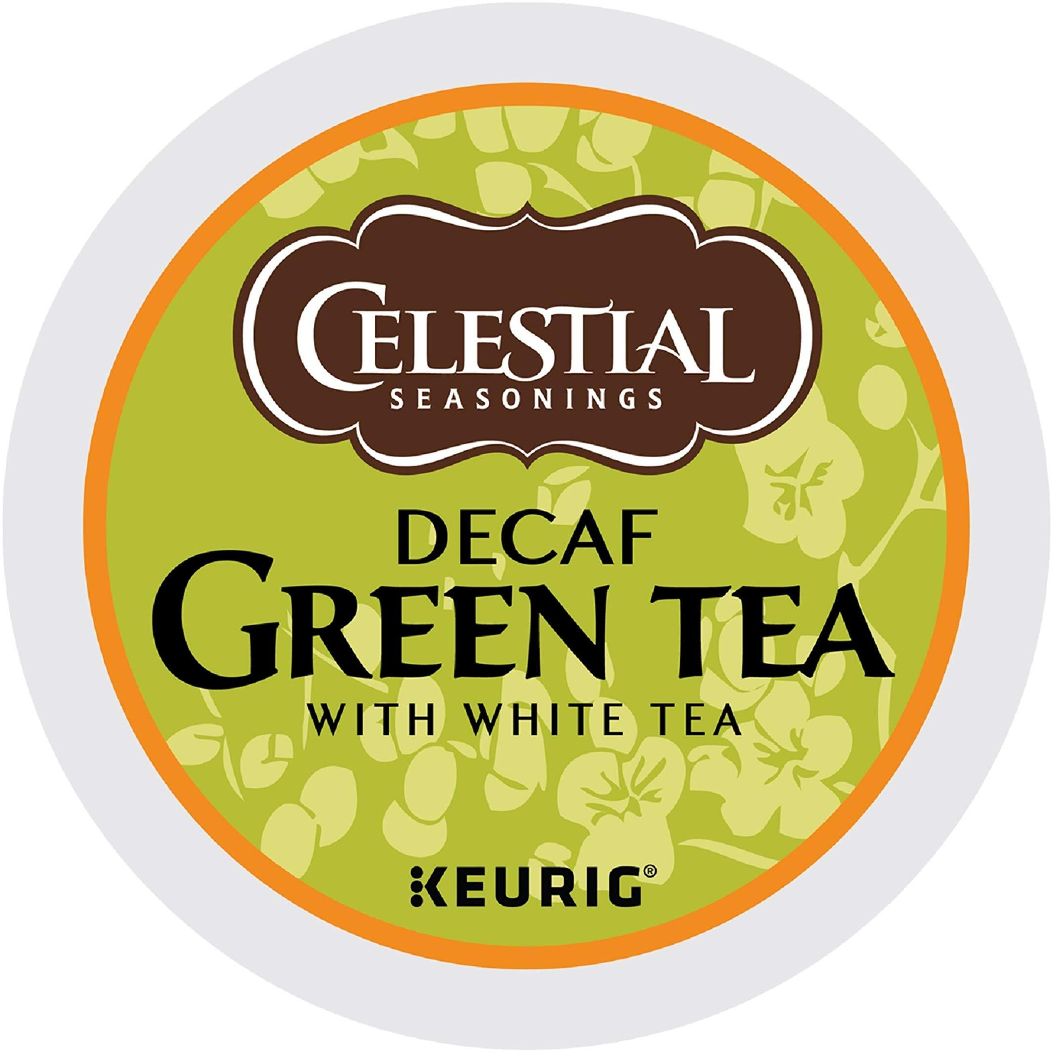 Celestial Seasonings Decaf Green Tea, Single-Serve Keurig K-Cup Pods, 24 Count (Pack Of 4)