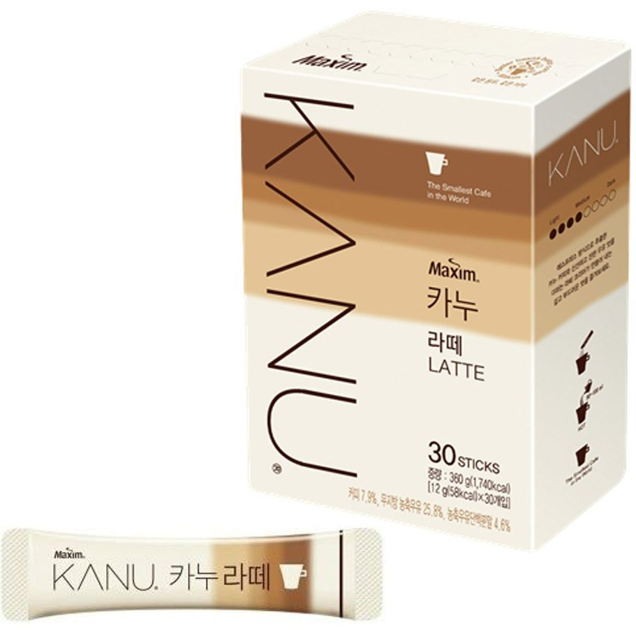 [Kanu]Kanu Latte Coffee 30T1Box/Made In Korea/ Koreadrama Goblin - Gong Yoo