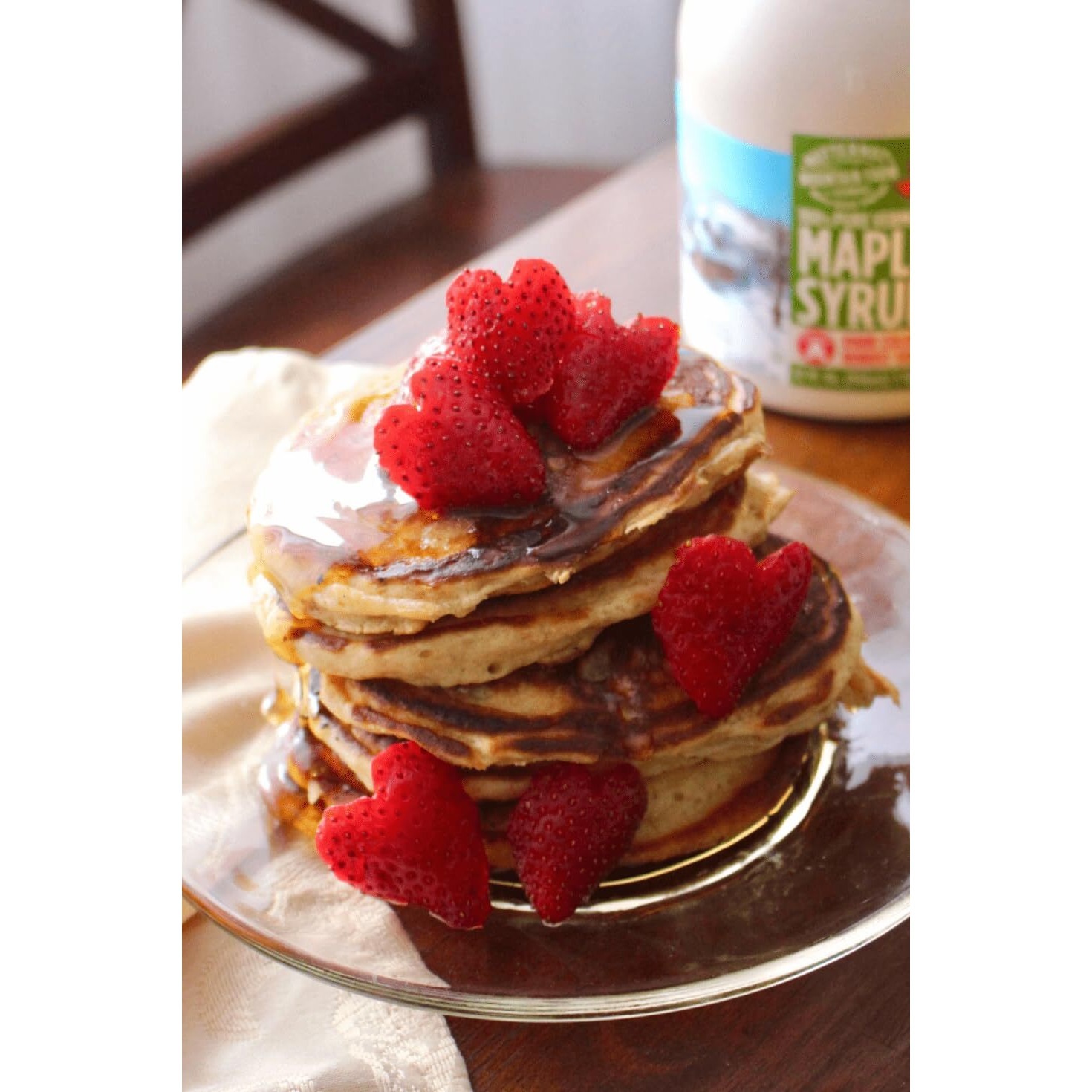 Butternut Mountain Farm Pure Vermont Maple Syrup, Grade A, Amber Color, Rich Taste, All Natural, Easy Pour Jug, 32 Fl Oz, 1 Qt