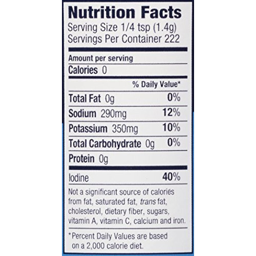 Morton Lite Salt, 11 Ounce Canister (Pack Of 12)