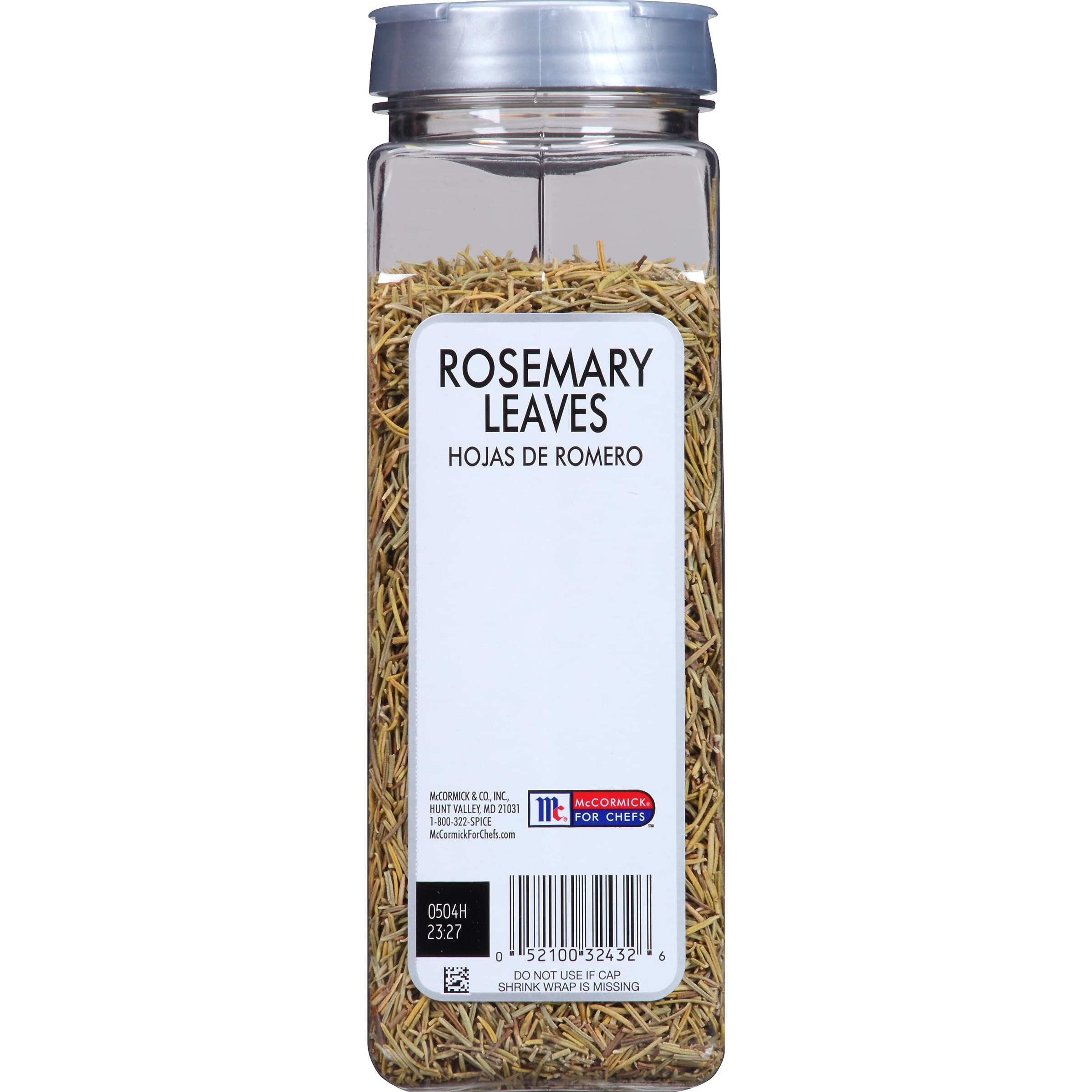 Mccormick Culinary Dried Rosemary Leaves, 6 Oz - One 6 Ounce Container Of Dried Rosemary Herbs Perfect For Seasoning And Spices Blends For Grilling And Cooking