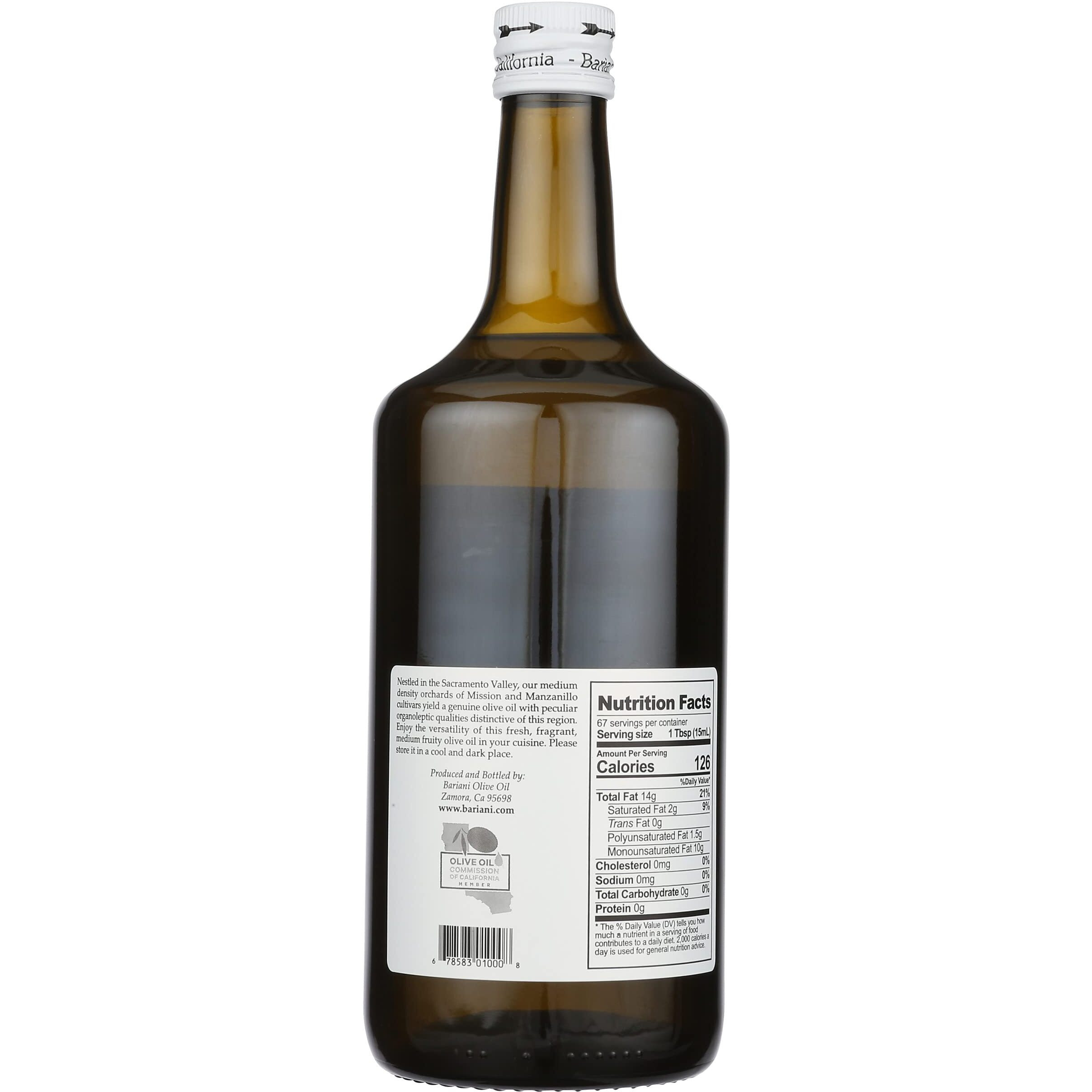 Bariani, Early Harvest Extra Virgin Olive Oil, 33.8 Ounce