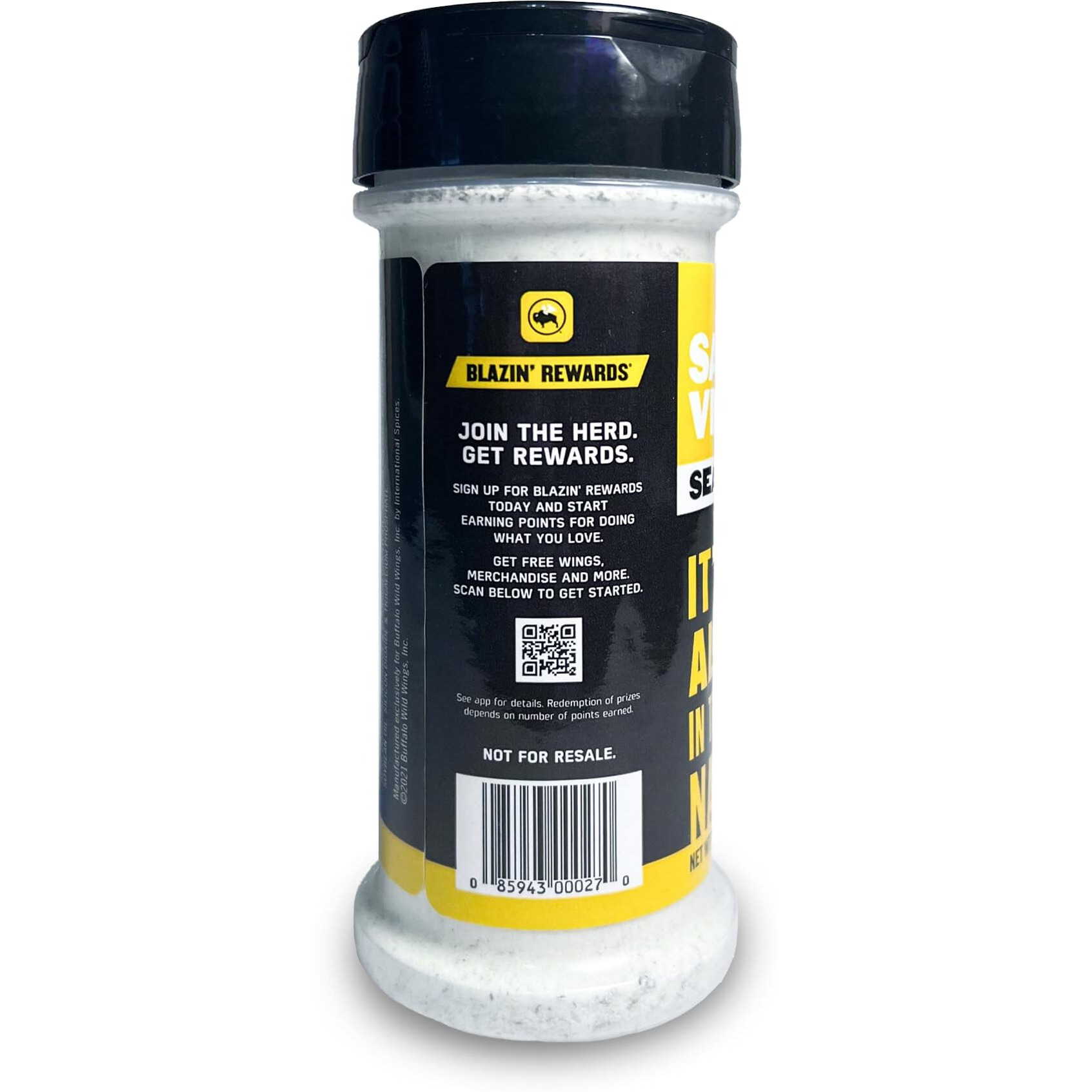 Buffalo Wild Wings Seasoning (Salt & Vinegar), 6.3 Ounce