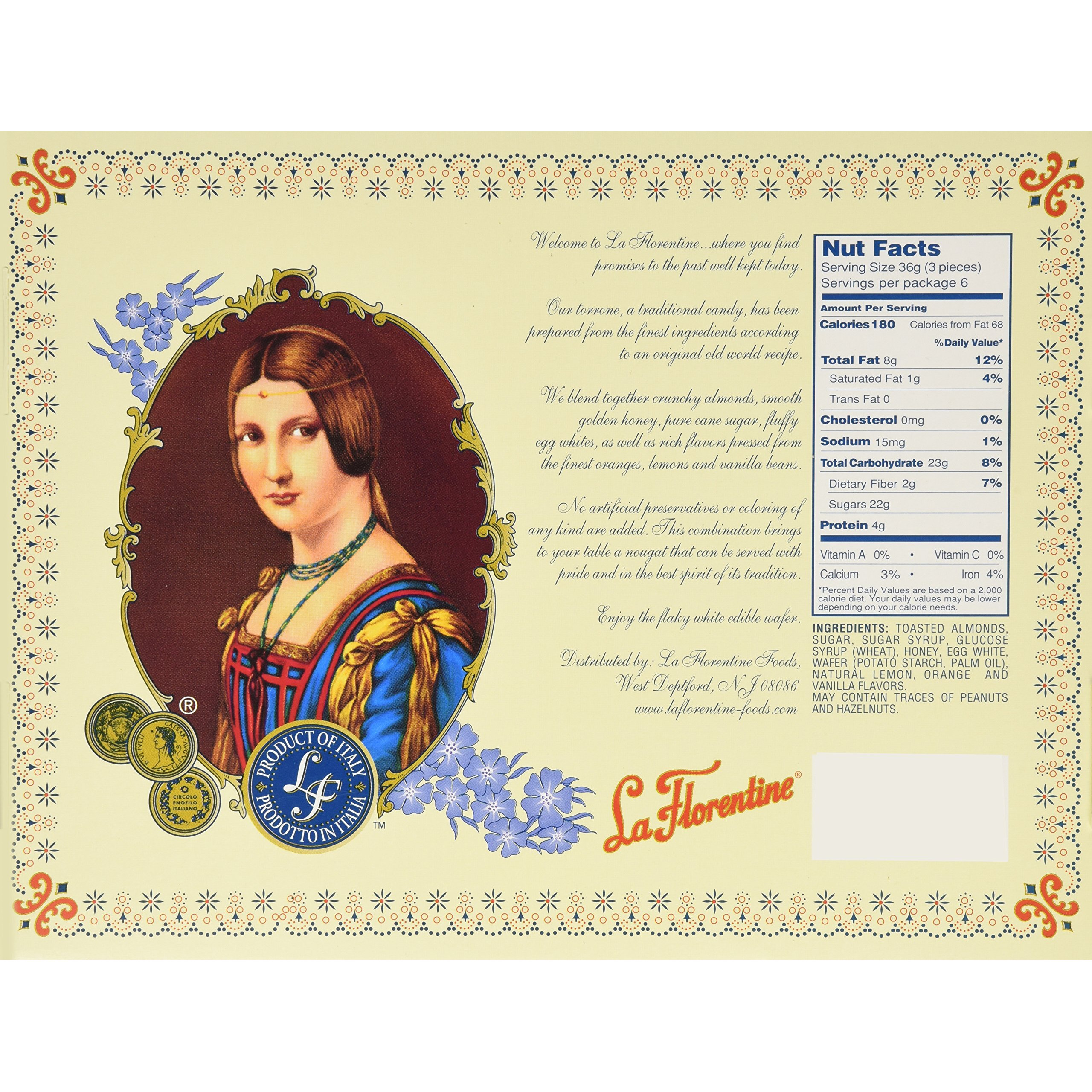 La Florentine Torrone Assortment Box 7.62Oz