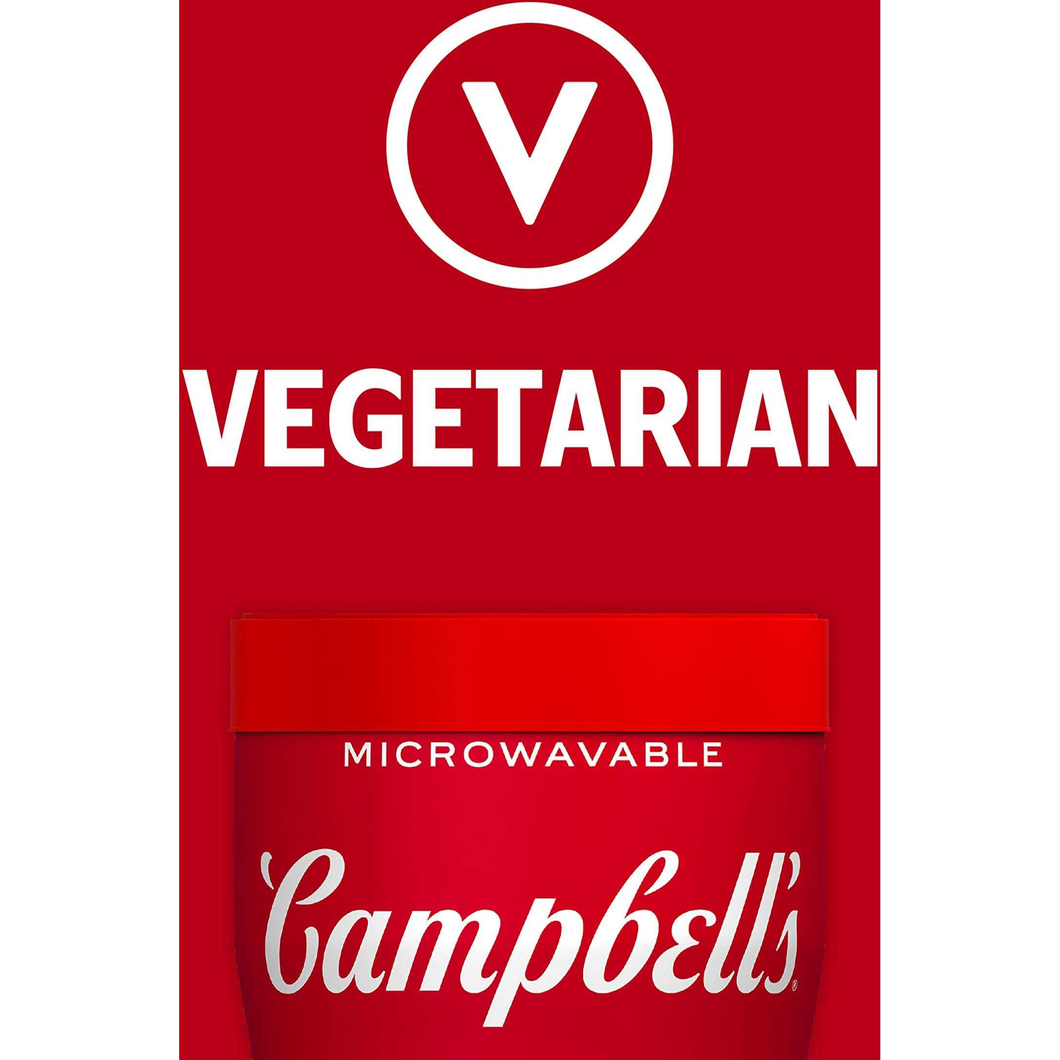 Campbell's Sipping Soup, Classic Tomato Soup, 11.1 Oz Microwavable Cup (Case Of 8)