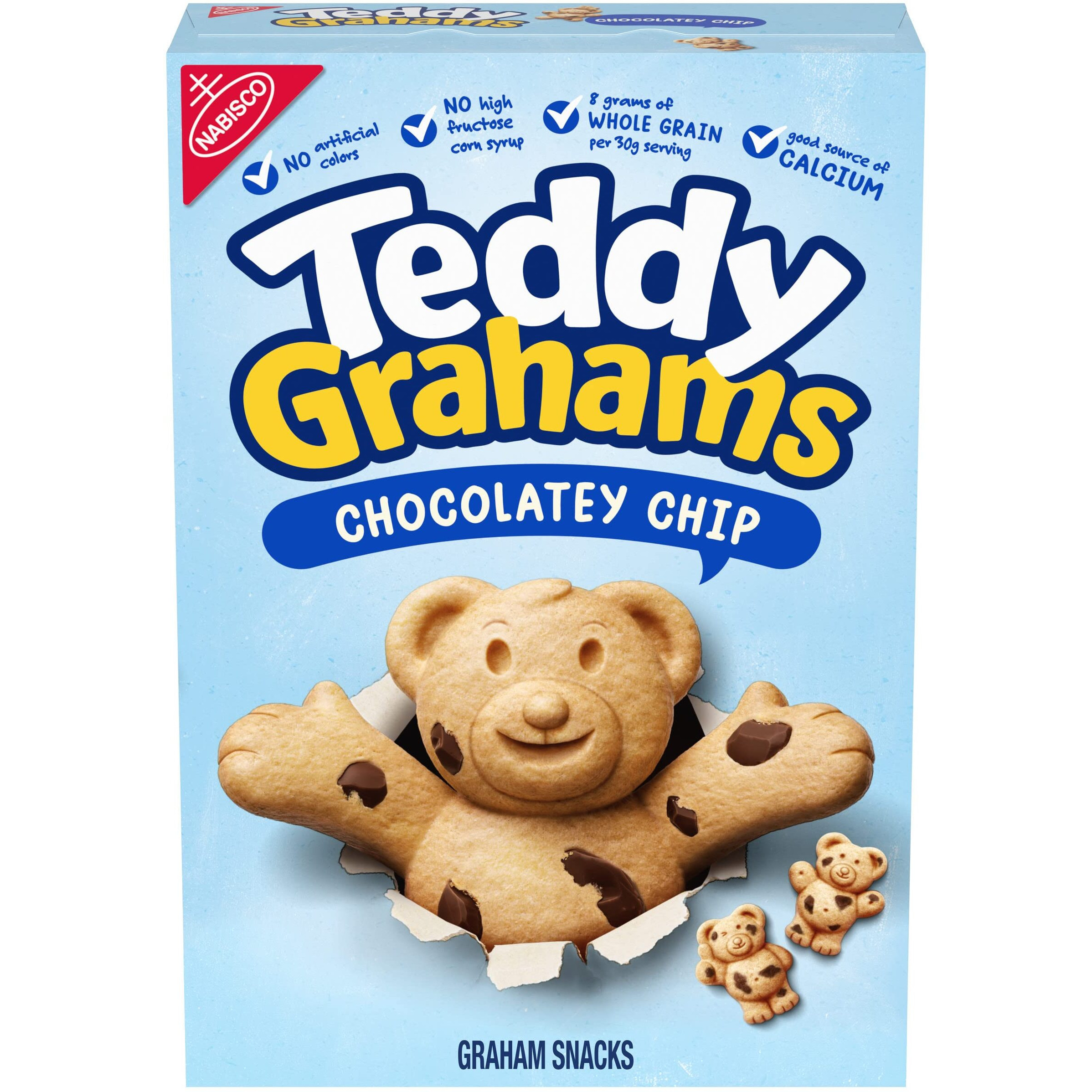 Teddy Grahams Chocolatey Chip Graham Snacks, 10 Oz