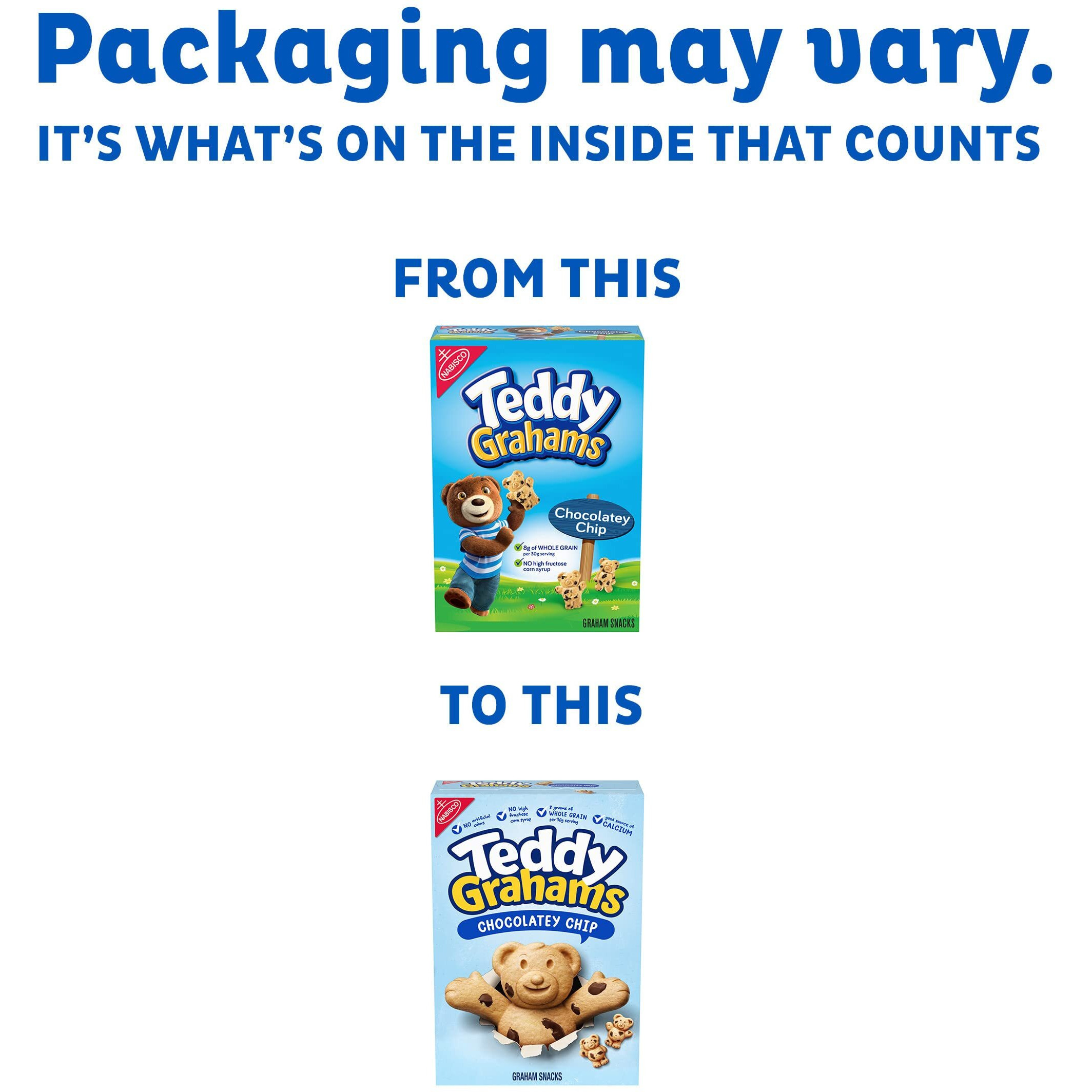 Teddy Grahams Chocolatey Chip Graham Snacks, 10 Oz