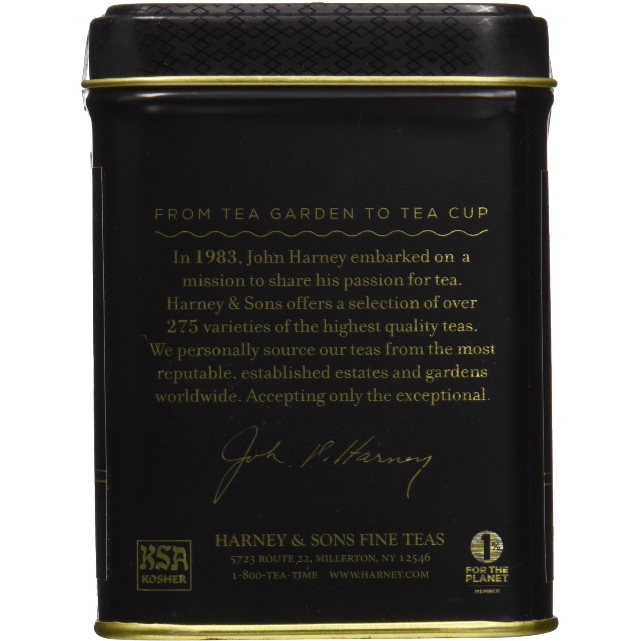 Harney & Sons Paris Tea , 4 Oz Loose Leaf Black Tea W/ Caramel And Fruit Flavors