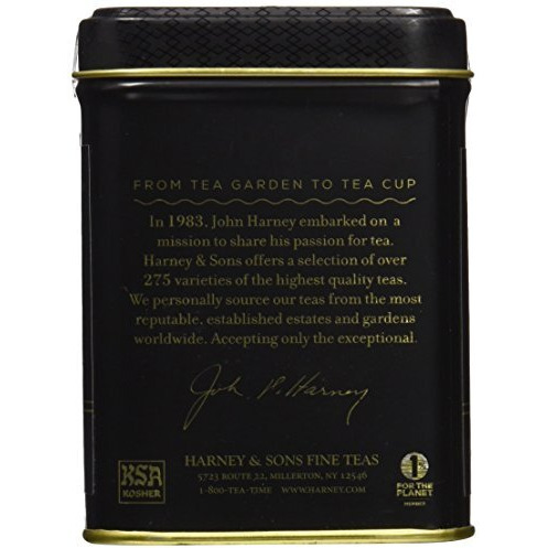 Harney & Sons Paris Tea , 4 Oz Loose Leaf Black Tea W/ Caramel And Fruit Flavors