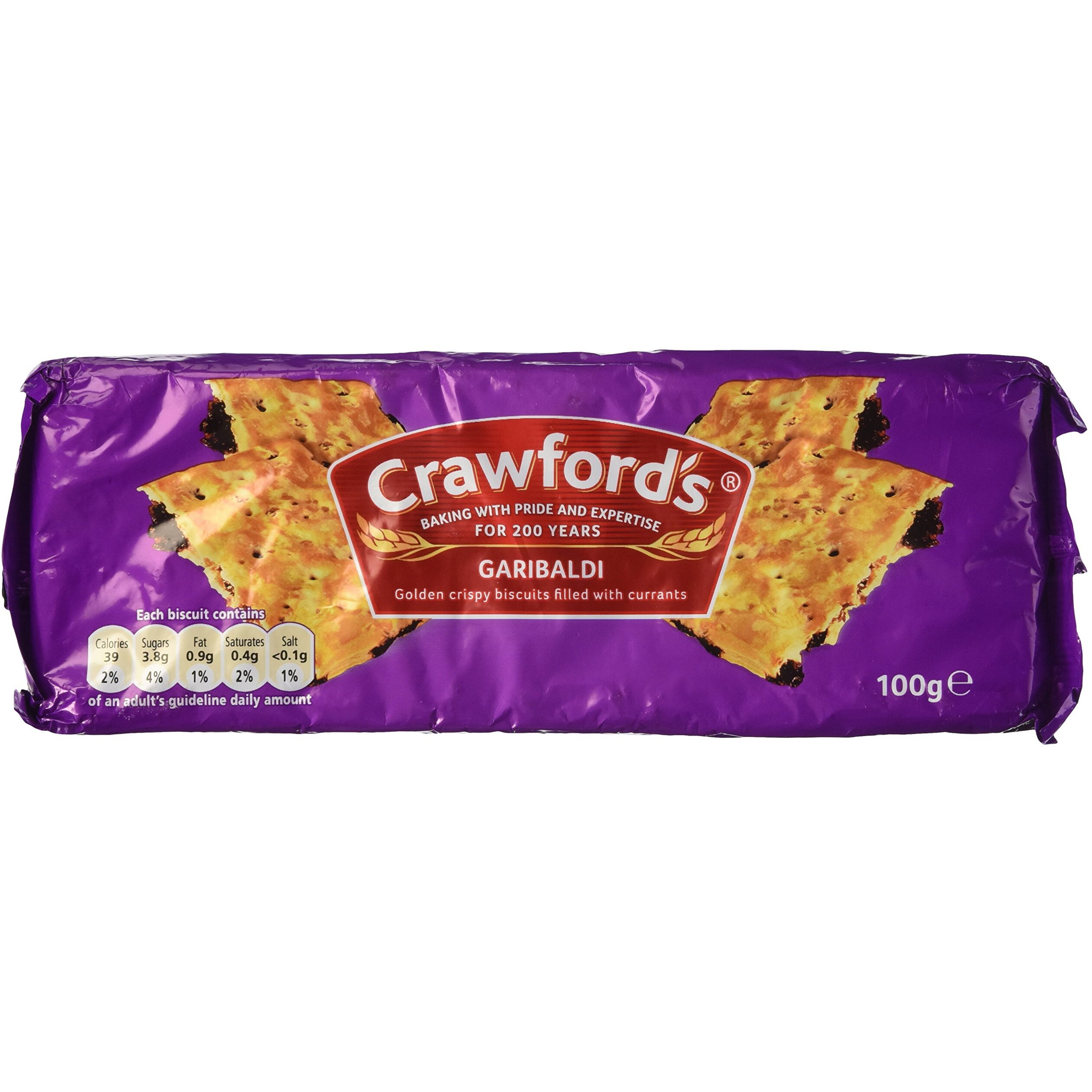 Crawford's Garibaldi Biscuits, 3.52 Ounce (Pack Of 6)