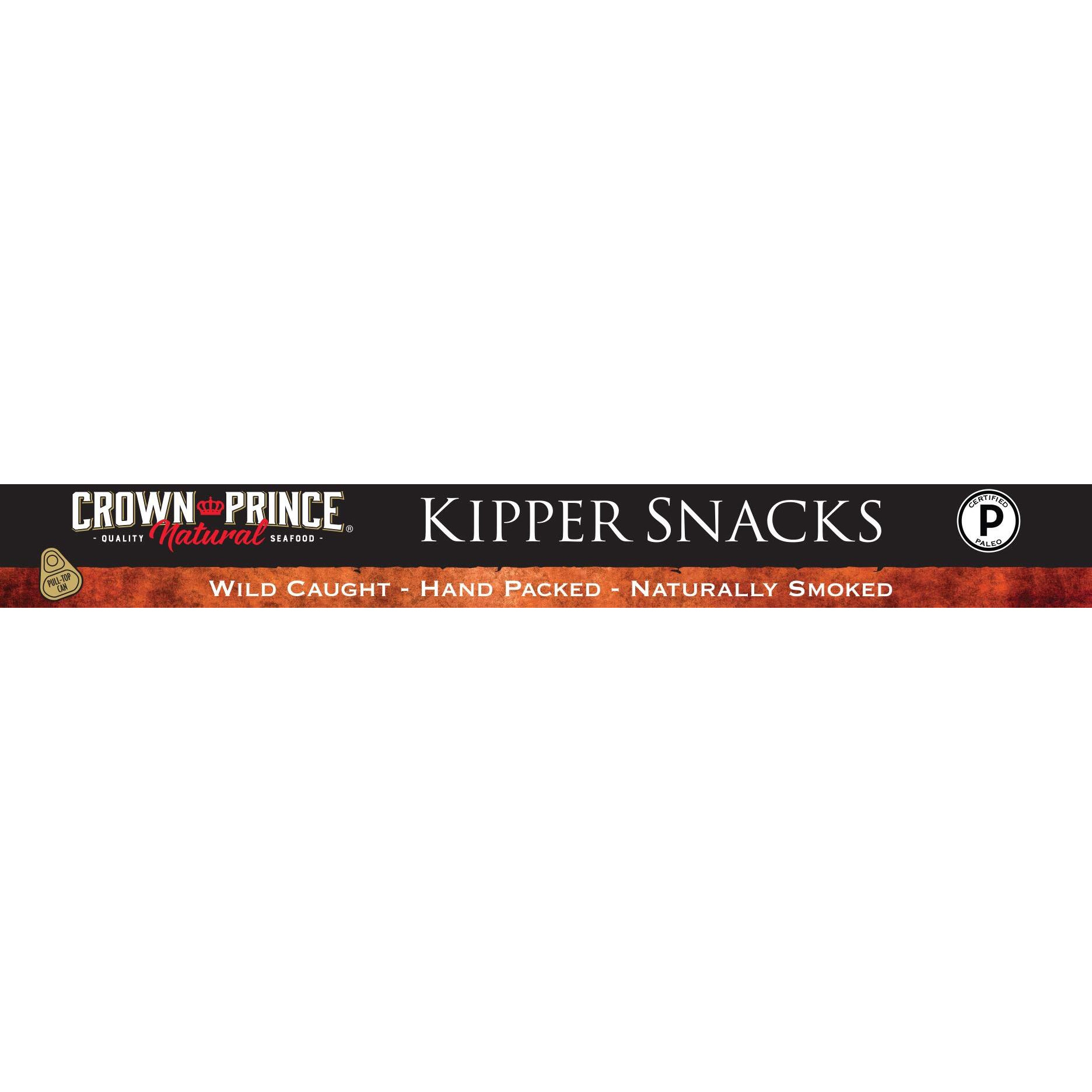 Crown Prince Natural Kipper Snacks - Low In Sodium, 3.25 Ounce Cans (Pack Of 18)