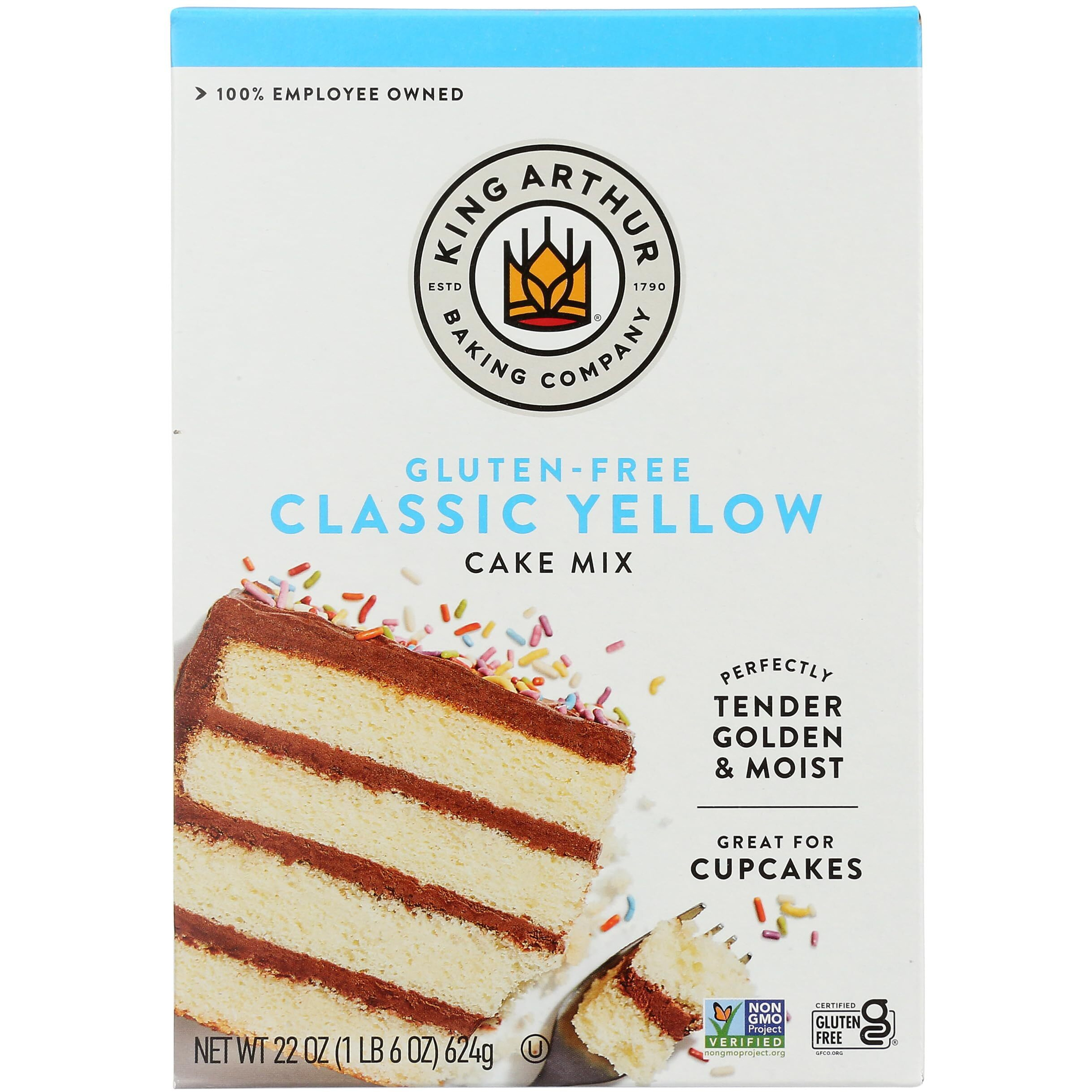 King Arthur Cake Mix, Yellow, 22 Ounce