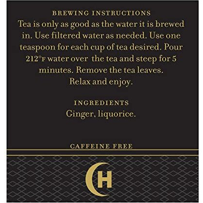 Harney & Sons Loose Leaf Tea - Ginger Liquorice 4Oz.