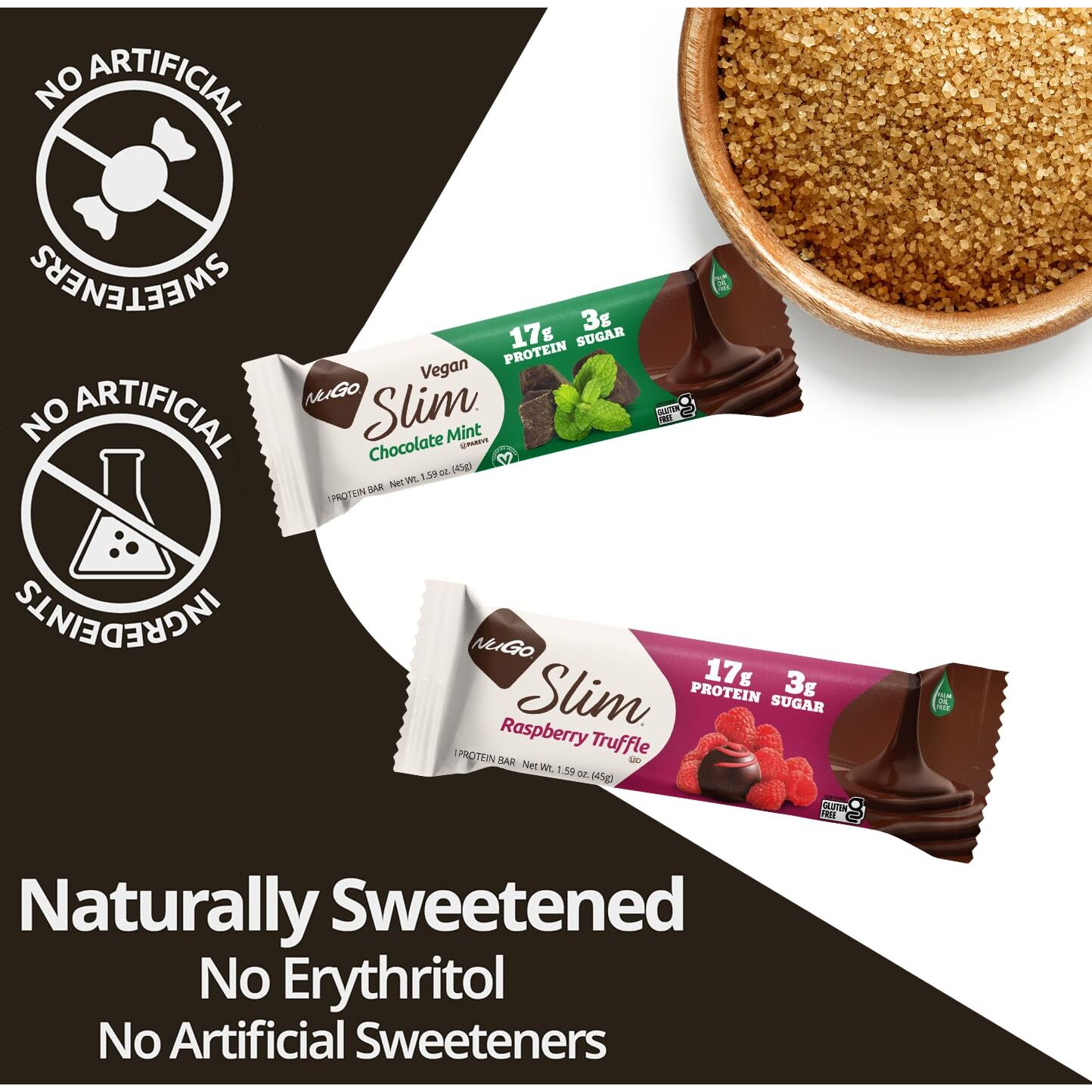 Nugo Slim Chocolate Mint Box, 1.59 Oz (Pack Of 12)