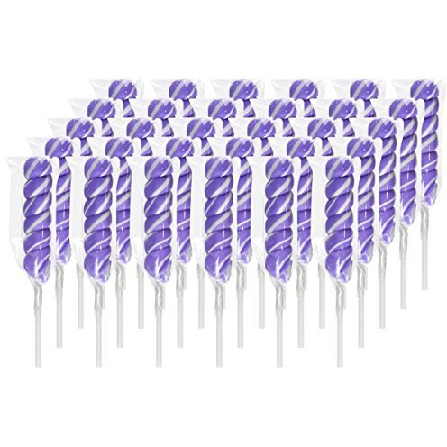 Colorsplash Lollipops Jar, 30 Pops, 12.69 Oz, Purple Grape