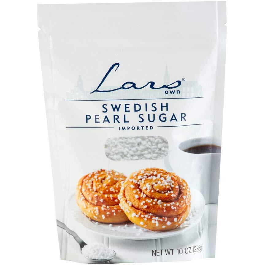 Lars' Own Swedish Pearl Sugar, 10-Ounce Packages (Pack Of 6)