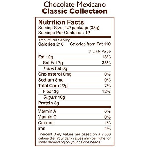 Taza Chocolate Organic Mexicano Disc Stone Ground, Classic Collection Variety Pack, 2.7 Ounce (6 Count)