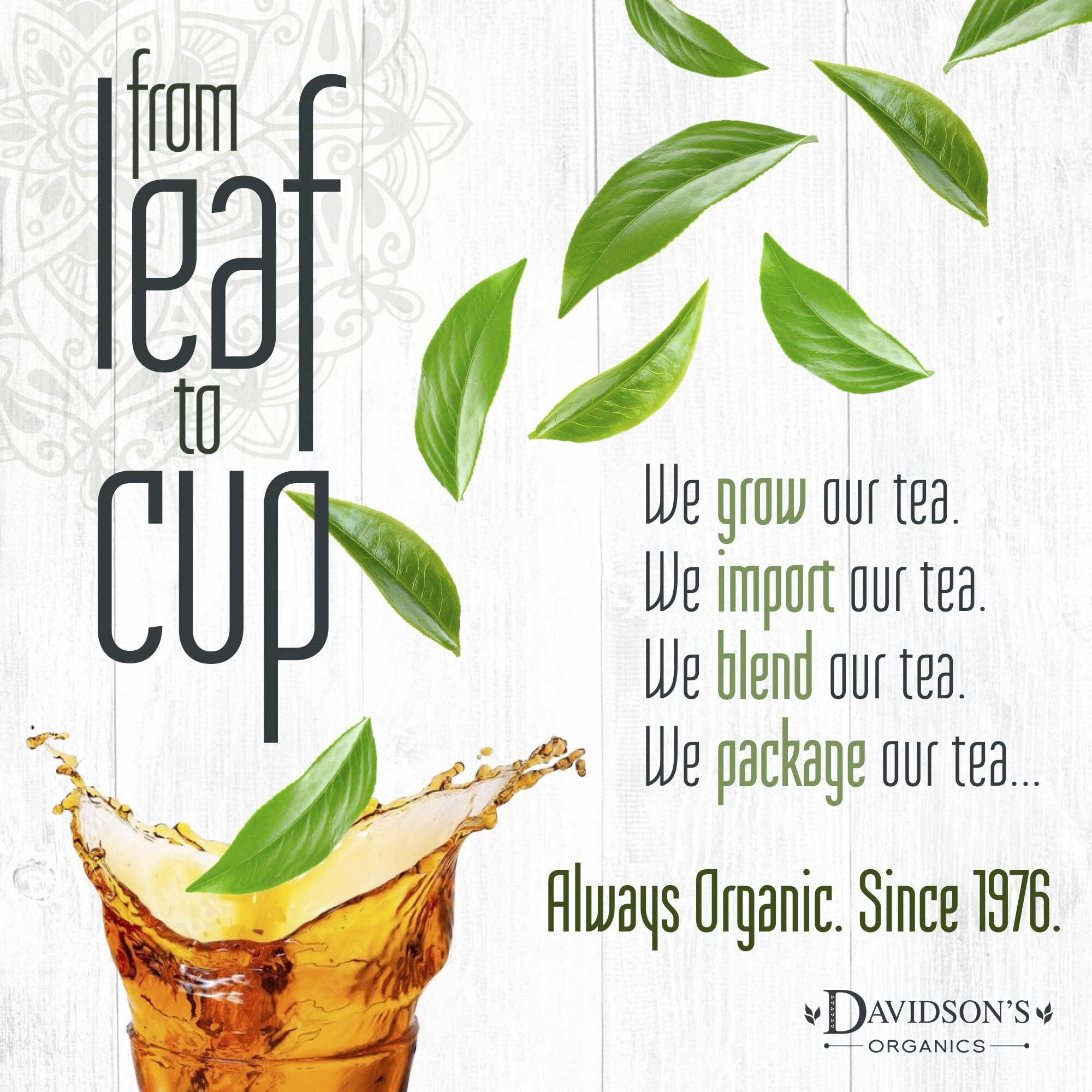 Davidson's Organics, Earl Grey, Loose Leaf Tea, 16-Ounce Bag