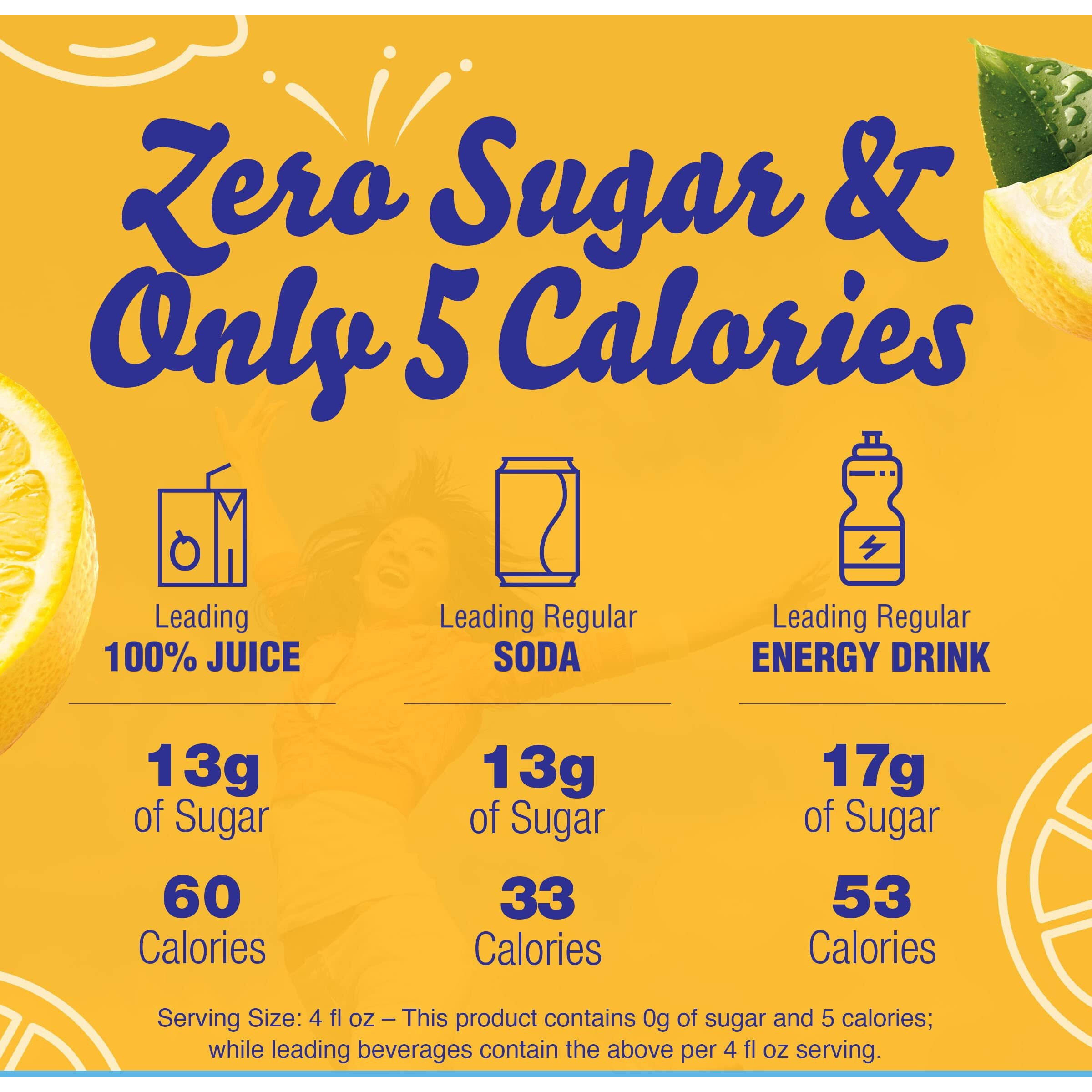 Crystal Light Sugar-Free Decaffeinated Lemon Iced Tea Naturally Flavored Powdered Drink Mix 72 Count Pitcher Packets