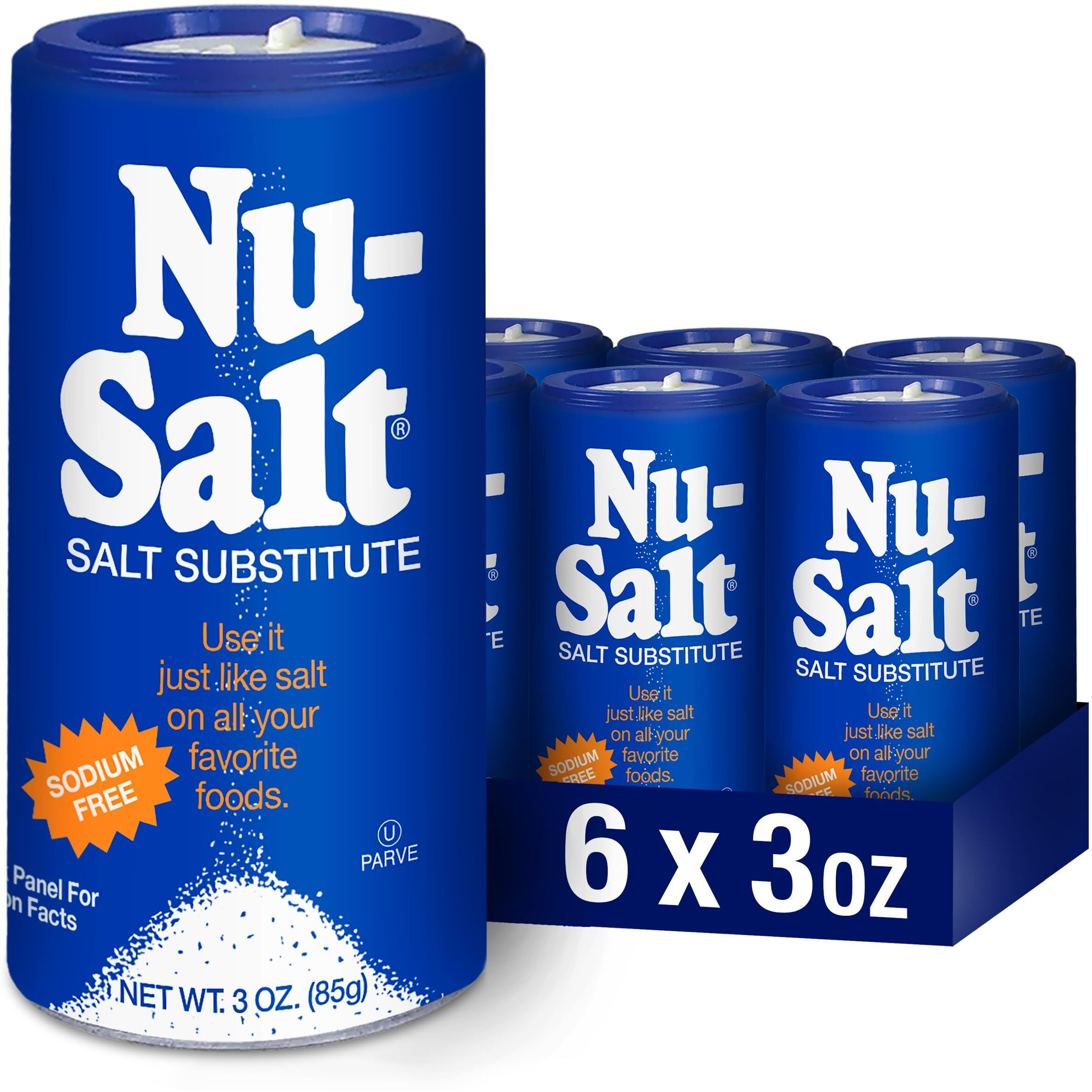 Salt Substitute Nu-Salt 3 Oz Crystals (Pack Of 6)