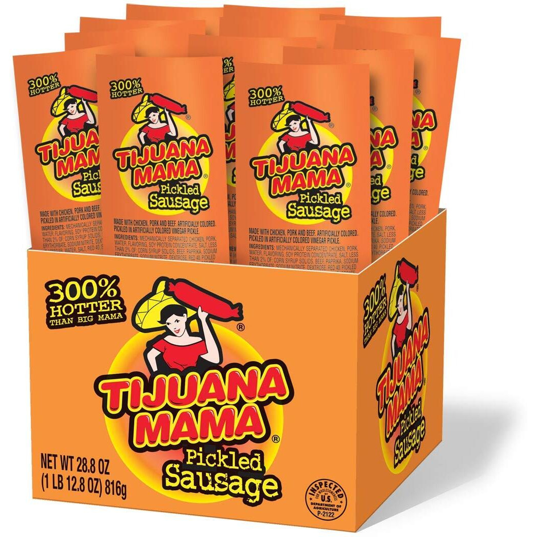 Penrose Tijuana Mama Pickled Sausages, 2.4 Ounce, 12 Pack