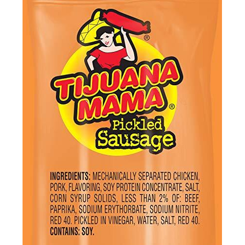 Penrose Tijuana Mama Pickled Sausages, 2.4 Ounce, 12 Pack