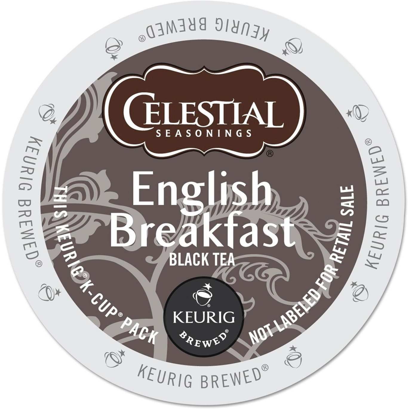 Celestial Seasonings English Breakfast Black Tea, Single-Serve Keurig K-Cup Pods, 24 Count