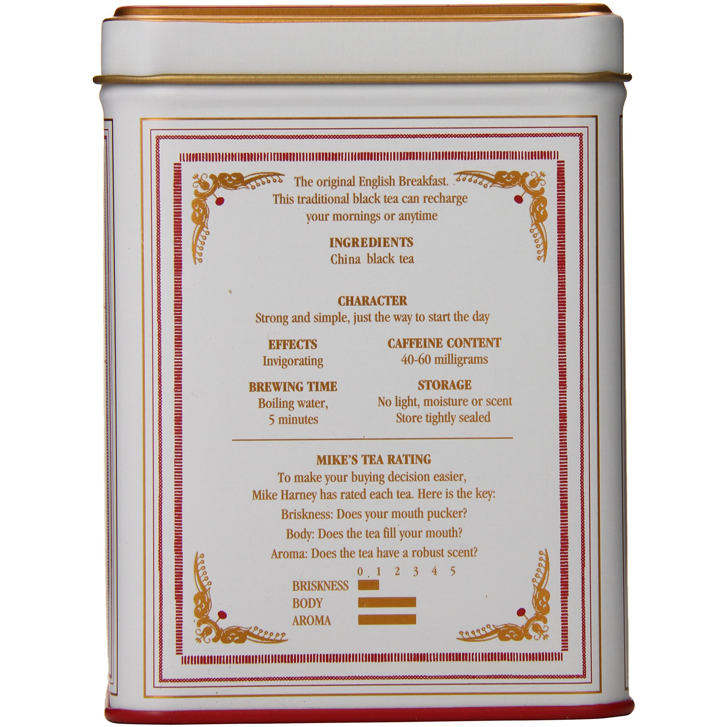 Harney & Sons Black Tea, English Breakfast, 20 Sachets