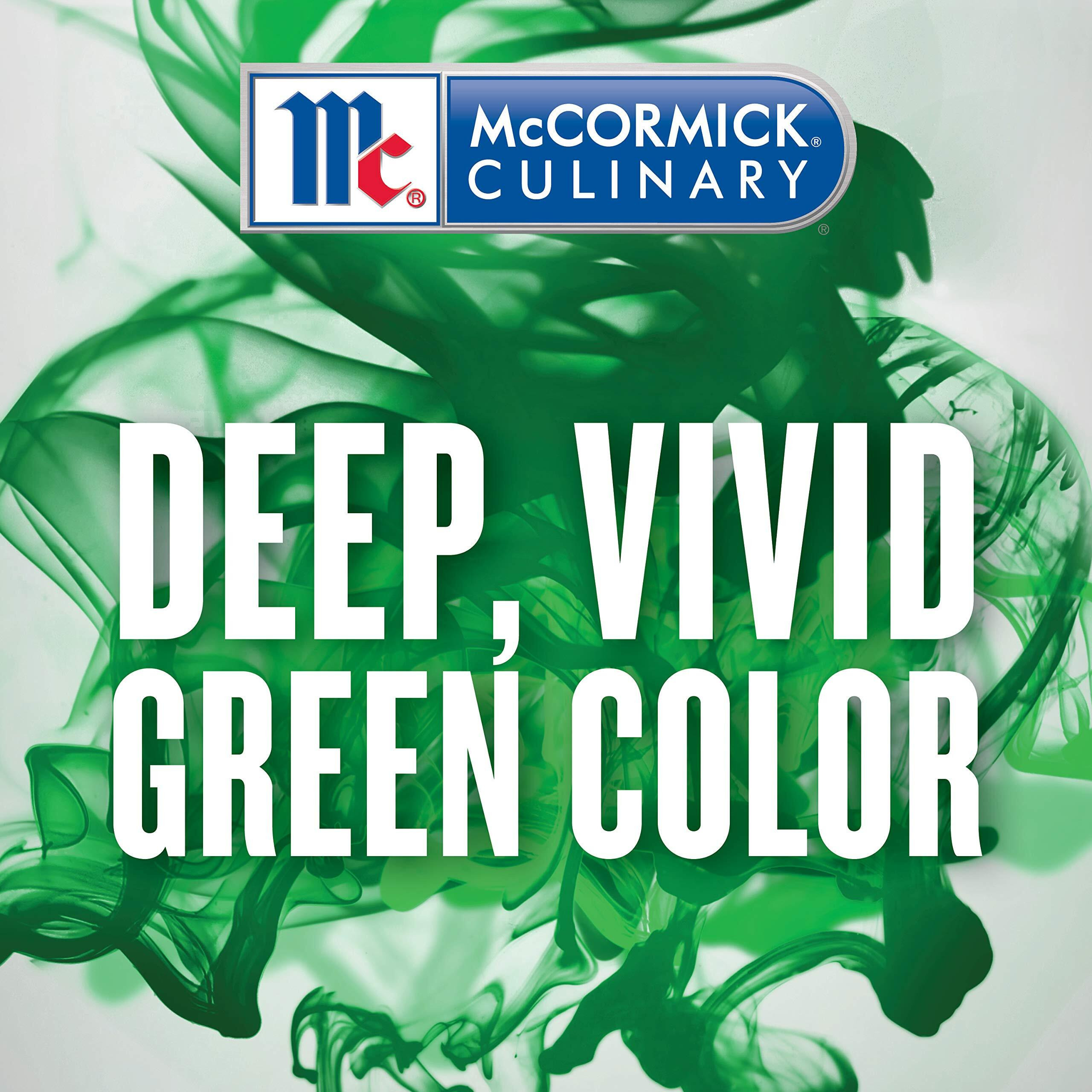 Mccormick Culinary Green Food Coloring, 16 Fl Oz - One 16 Fluid Ounce Bottle Green Liquid Food Coloring, Add Vivid Green Color To Cakes, Cookies, Icings And More