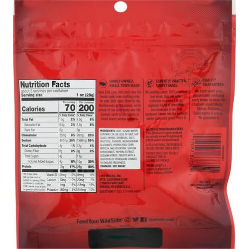 Jack Link's Premium Cuts Beef Steak Tender Bites, Teriyaki, 2.85-Ounce (Pack Of 4)