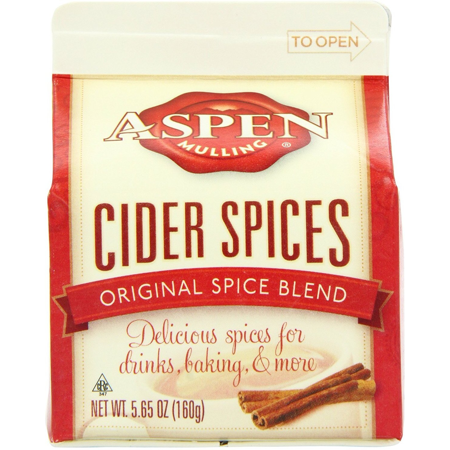 Aspen Mulling Cider Spices, Original Blend, 5.65-Ounce Carton