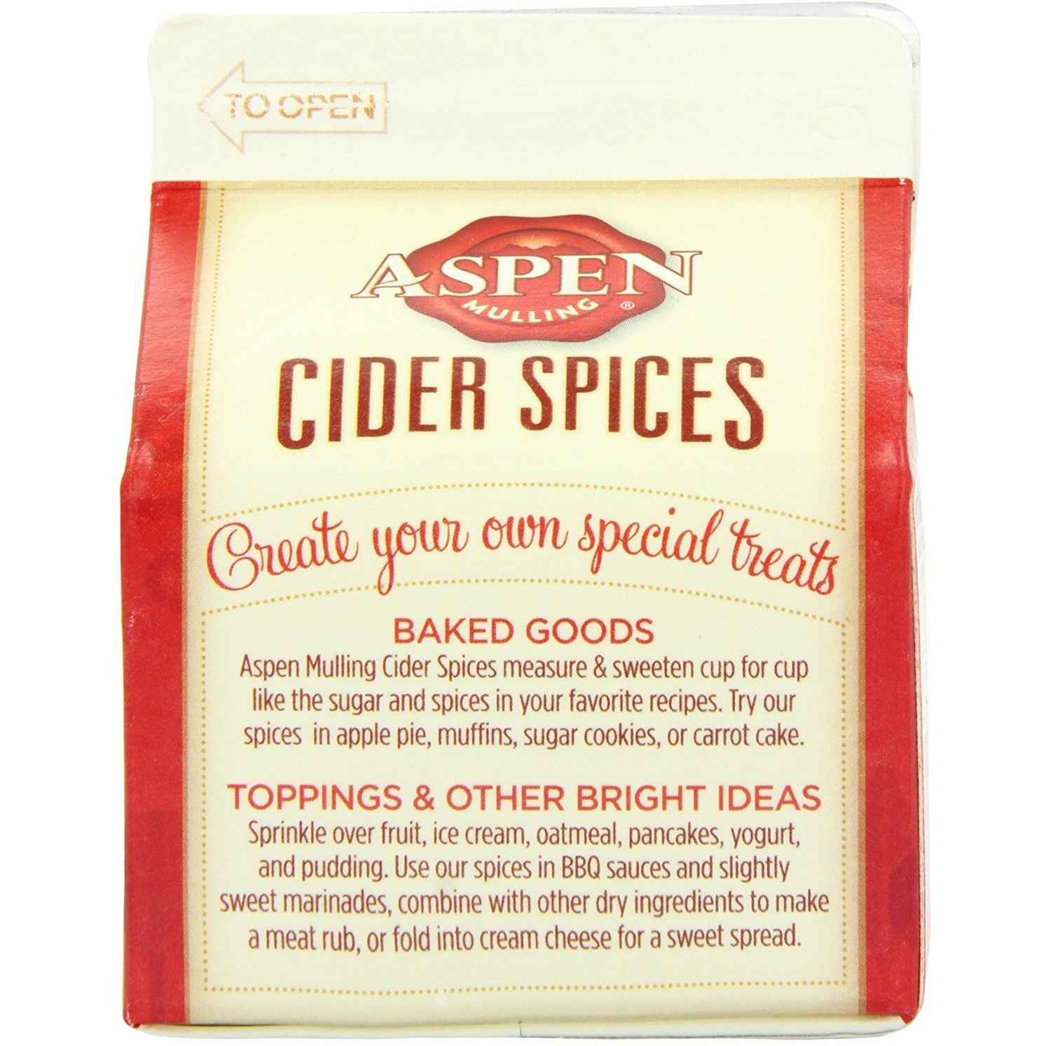 Aspen Mulling Cider Spices, Original Blend, 5.65-Ounce Carton