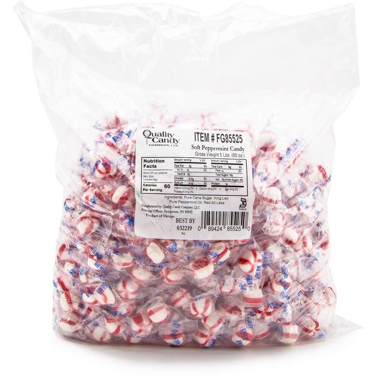 King Leo Soft Peppermint Candy 5Lb