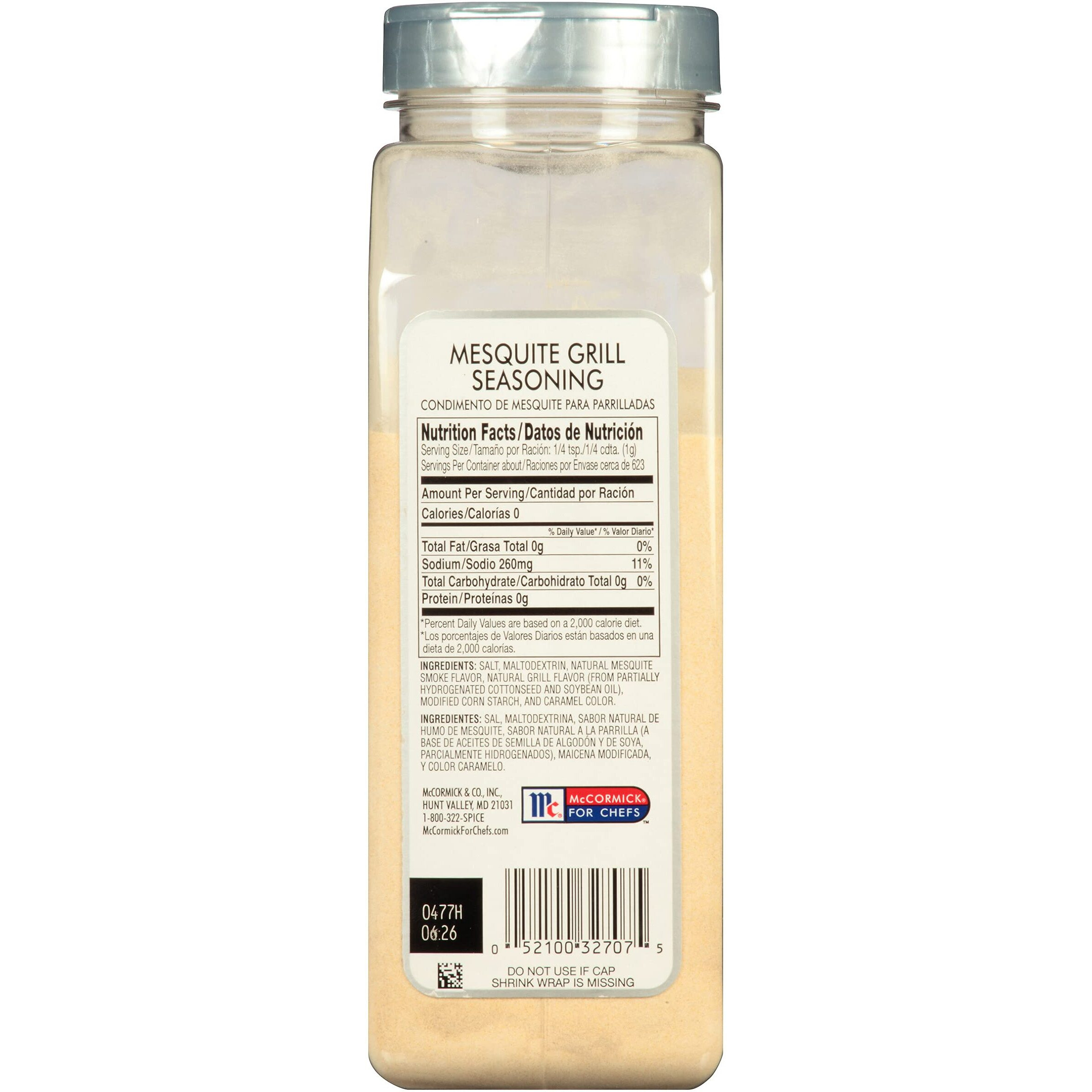 Mccormick Culinary Mesquite Grill Seasoning, 22 Oz - One 22 Ounce Container Of Bbq Mesquite Seasoning For Premium Slow-Smoked Flavor, Best On Grilled Steaks, Chicken, Vegetables And More