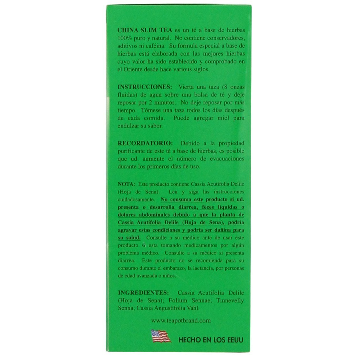 China Slim Dieter's Tea Delight, Large, 72-Count