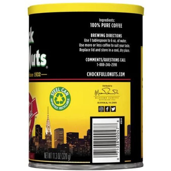 Chock Full O'Nuts Original, Coffee, 11.3 Oz