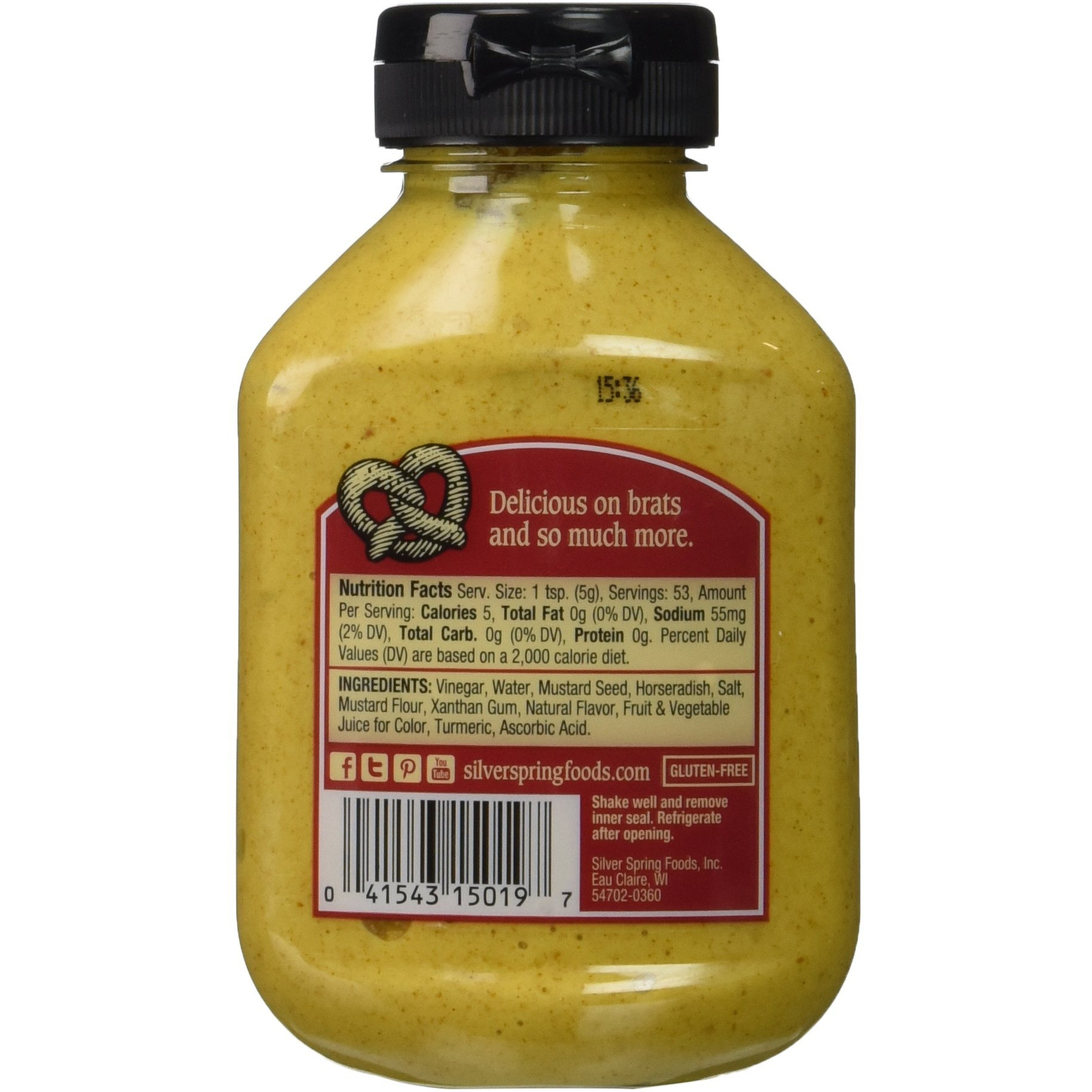 Silver Springs Mustard Beer & Brat 9.5 Oz, Pack Of 4
