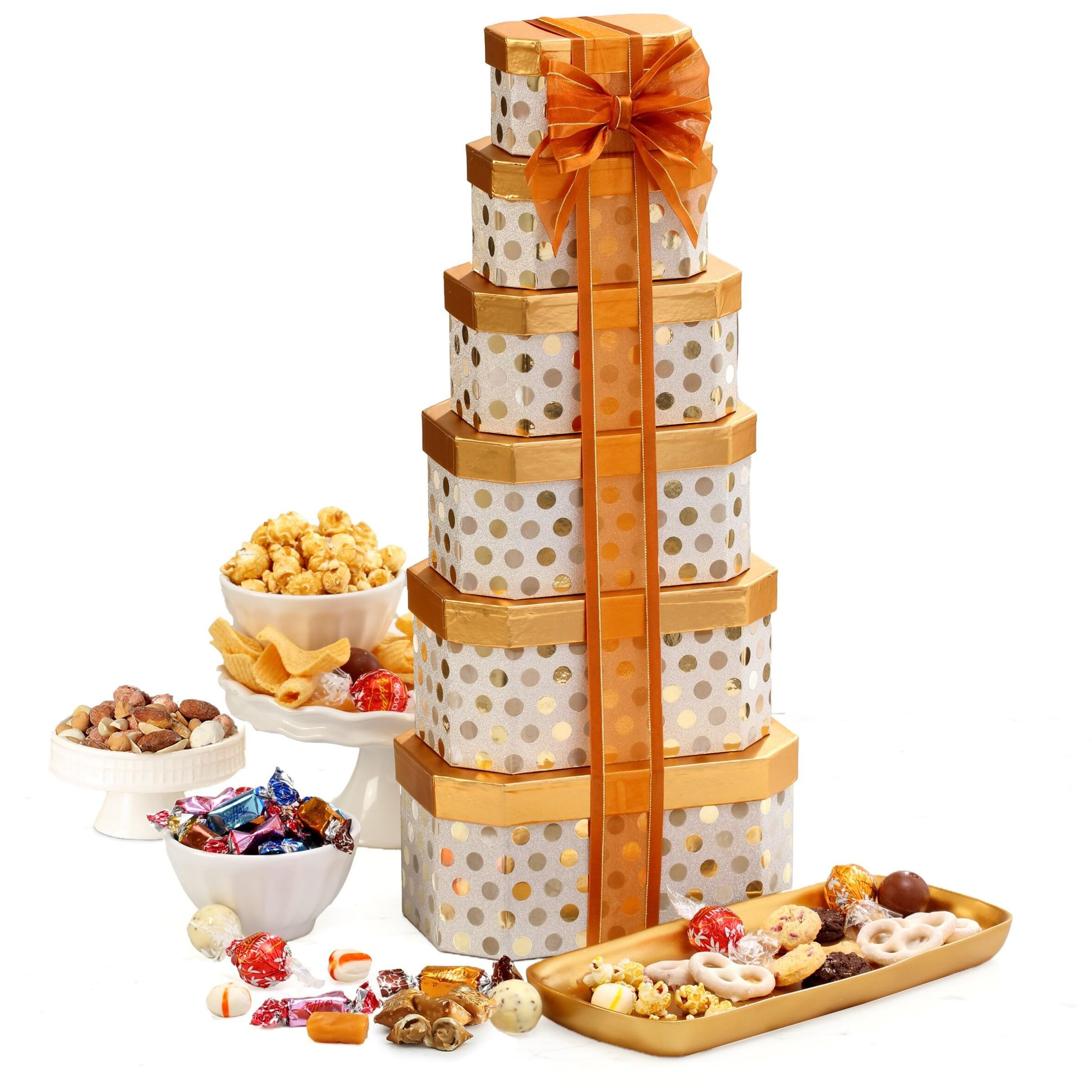 Broadway Basketeers Gourmet Chocolate Food Gift Basket Snack Gifts For Women, Men, Families, Delivery For, Appreciation, Thank You, Birthday, Corporate, Congratulations