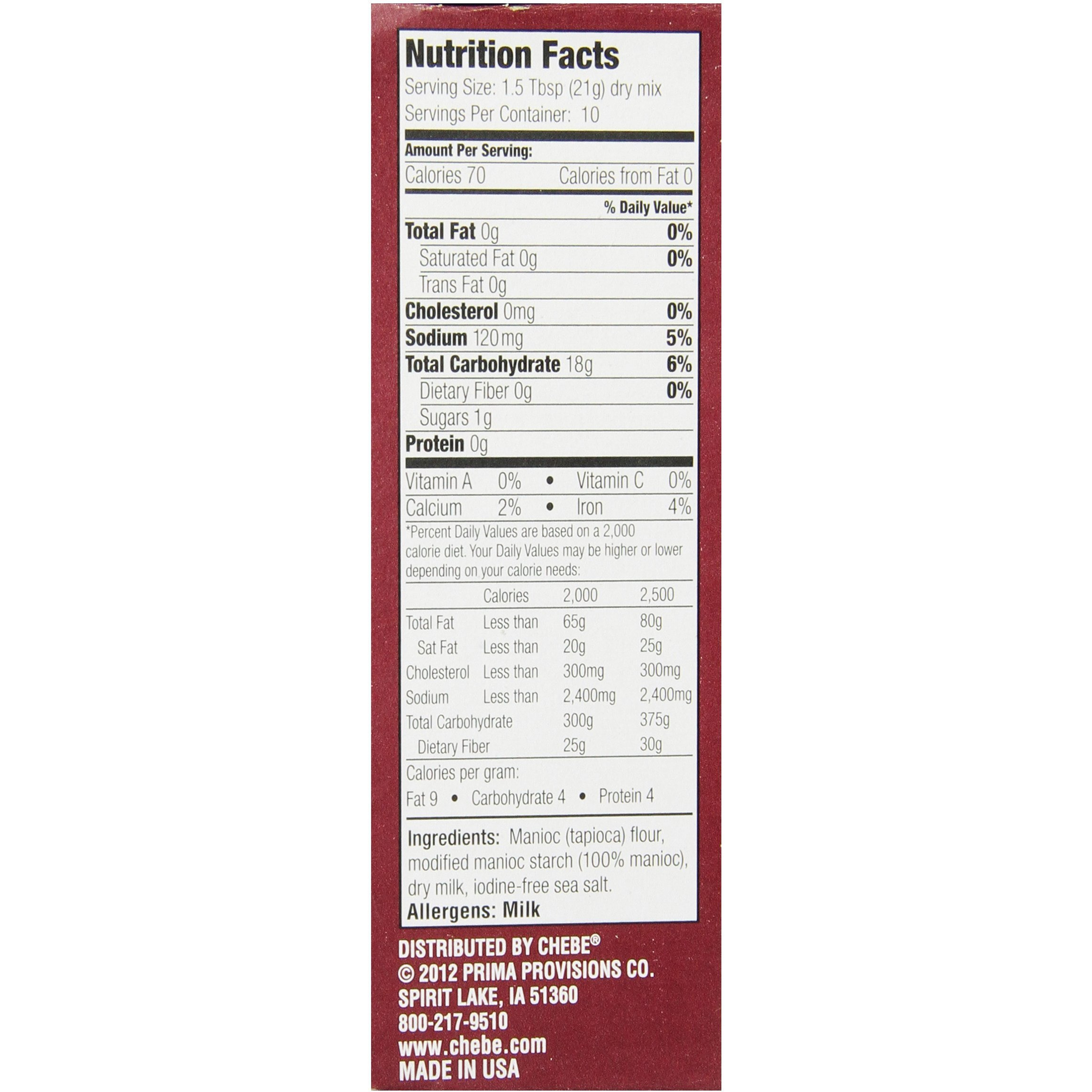 Chebe Bread Original Cheese Bread Mix, Gluten Free, 7.5-Ounce Bags (Pack Of 8)