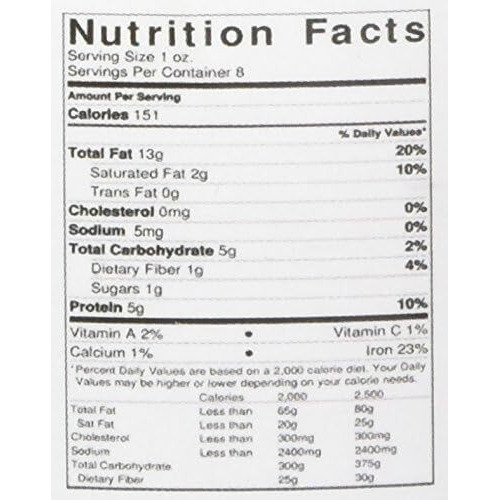 Jiva Organics Raw Sprouted Organic Pumpkin Seed Butter 8-Ounce Jar