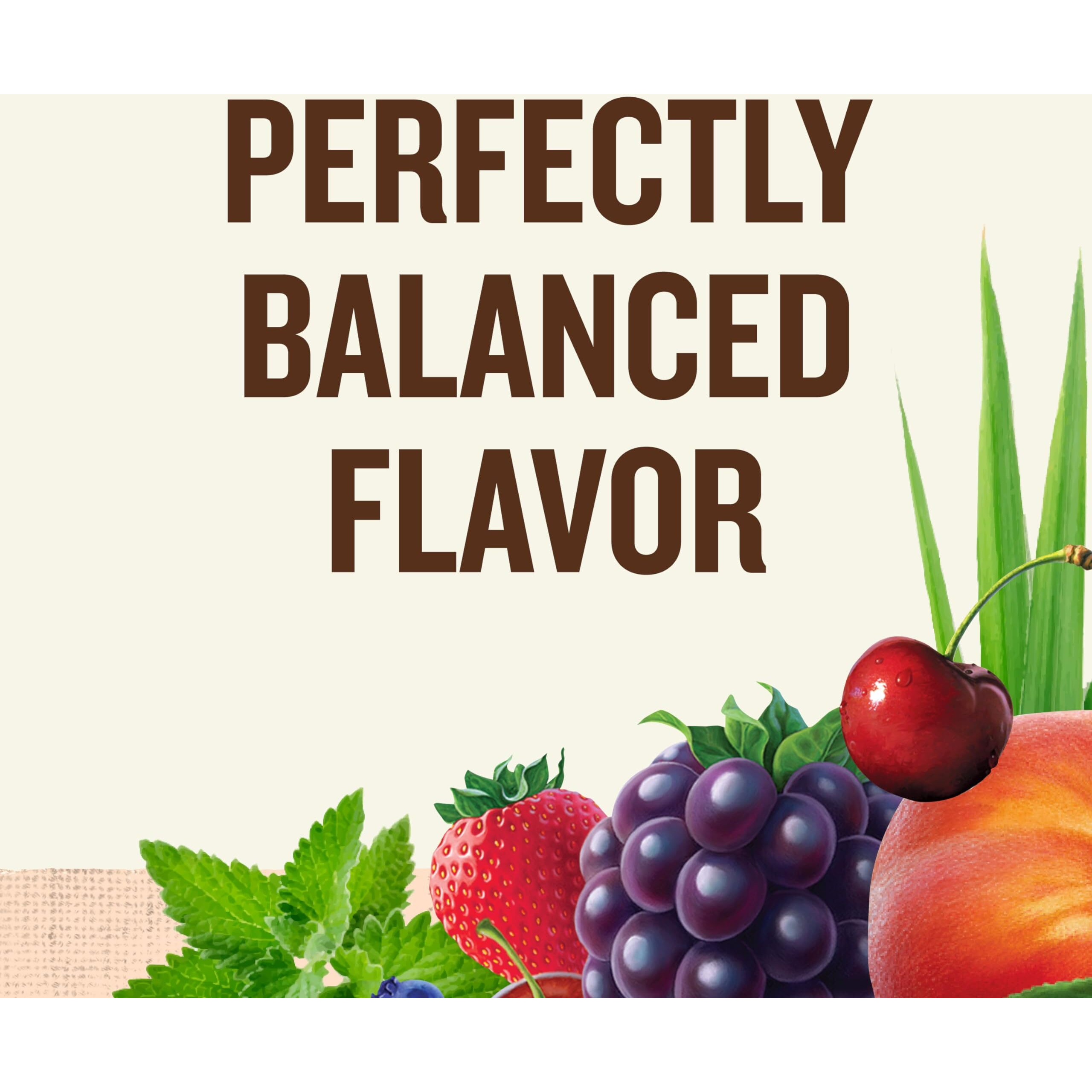 Celestial Seasonings Fruit Tea Sampler Herbal Variety Pack, Caffeine Free, 18 Tea Bags Box, (Pack Of 6)