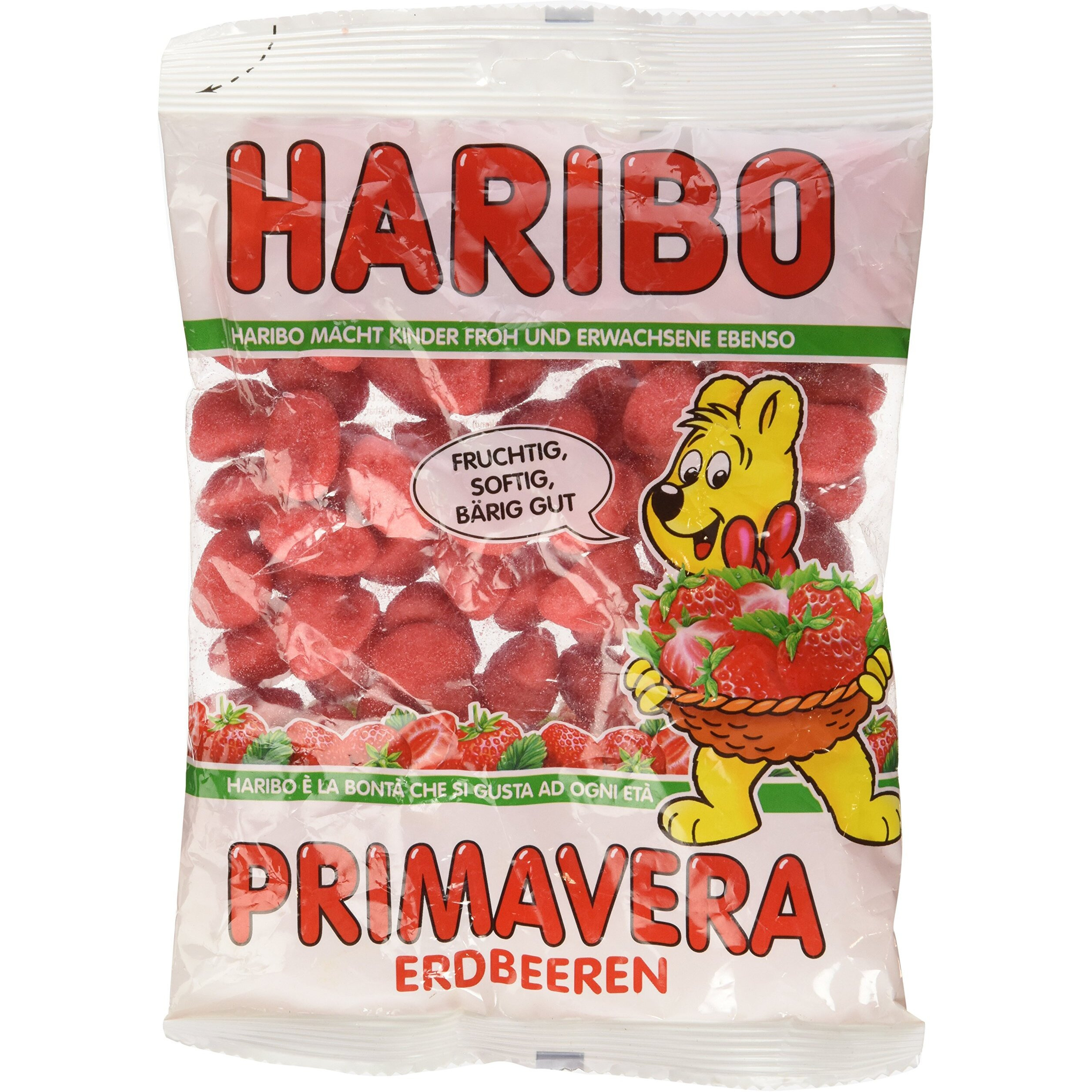 Haribo Primavera-Strawberries Gummi Candy 200 G