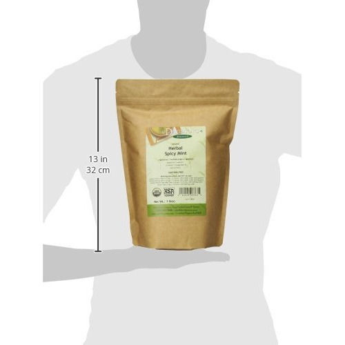 Davidson's Organics, Herbal Spicy Mint, Loose Leaf Tea, 16-Ounce Bag