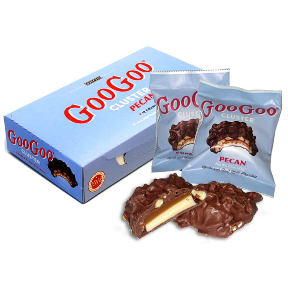 Googoo Clusters Pecan Candy Bar - 12 Count Case