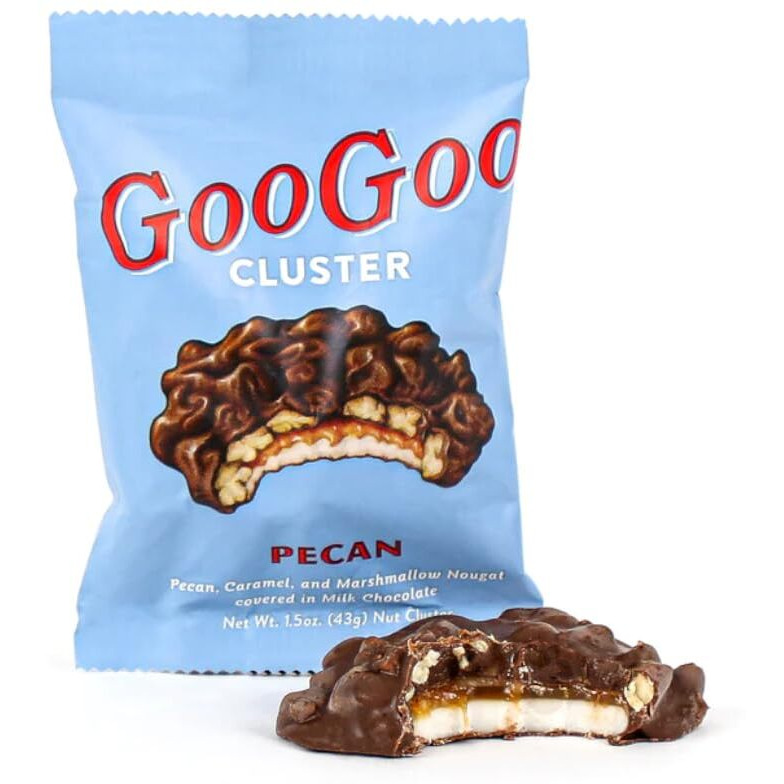 Googoo Clusters Pecan Candy Bar - 12 Count Case