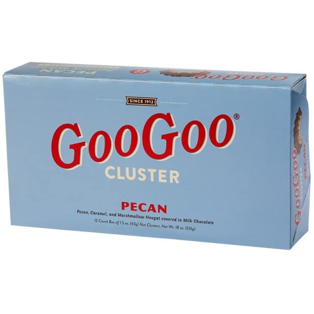 Googoo Clusters Pecan Candy Bar - 12 Count Case